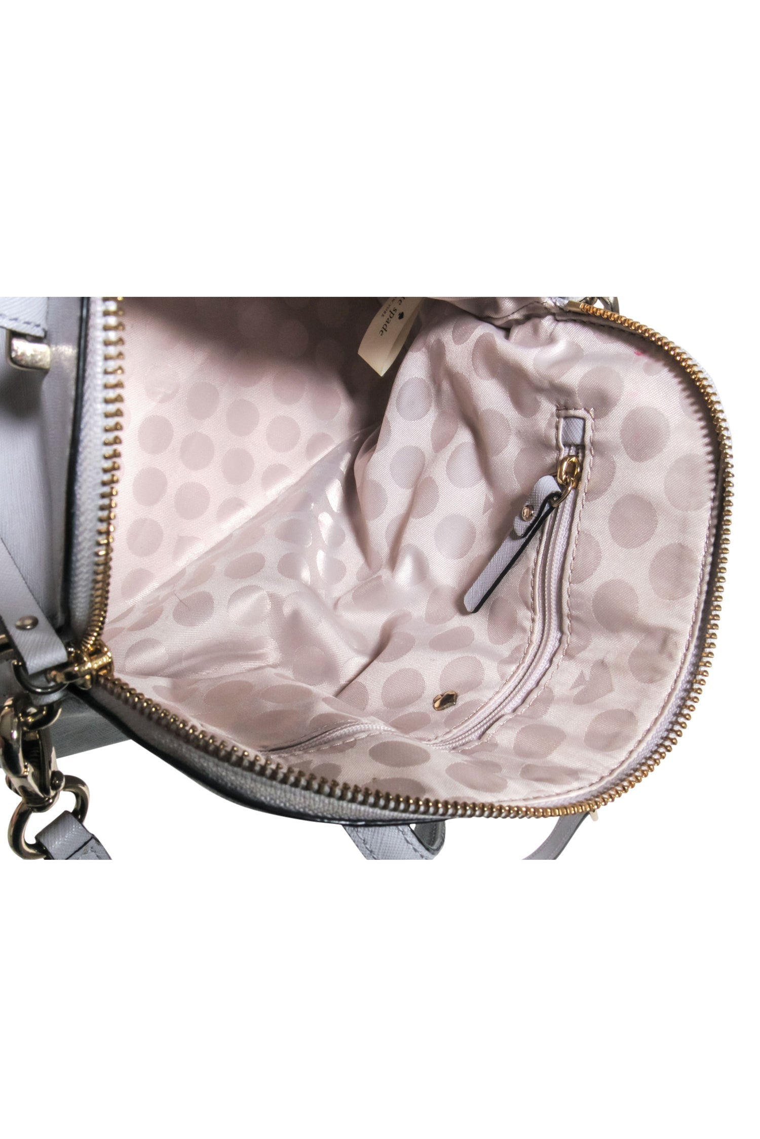 Kate Spade Grey Saffiano Leather Satchel - A Stylish Essential