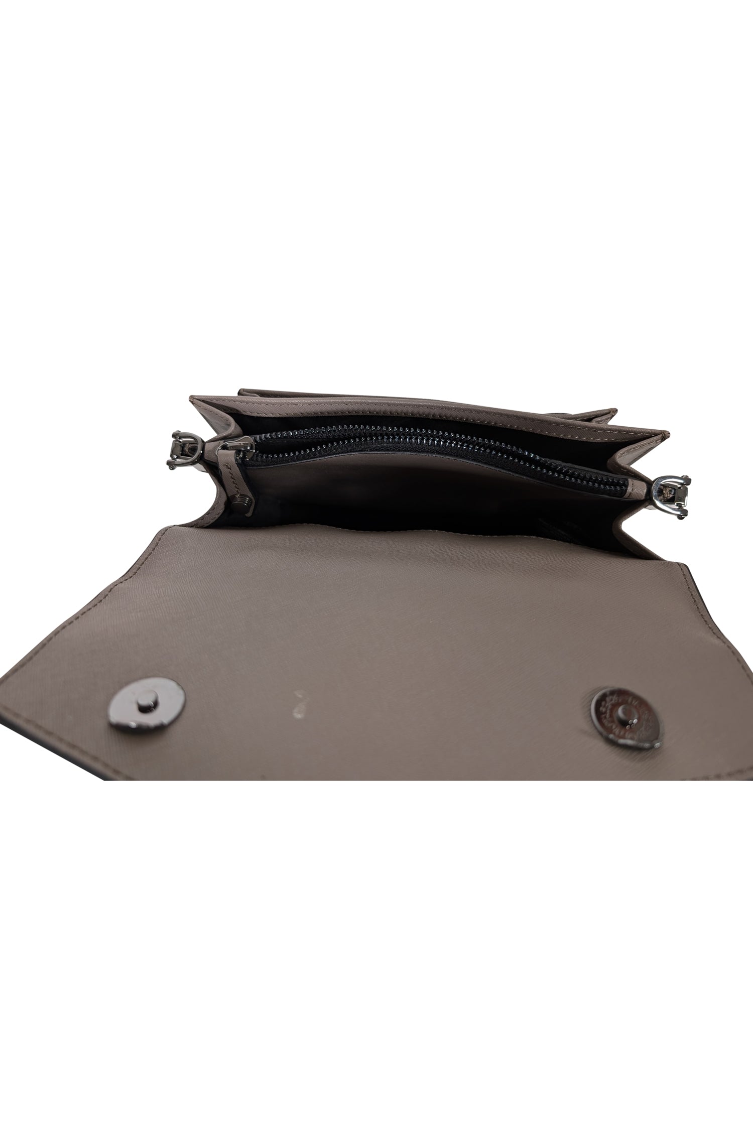 Botkier - Stylish Grey Saffiano Leather & Suede Crossbody Bag