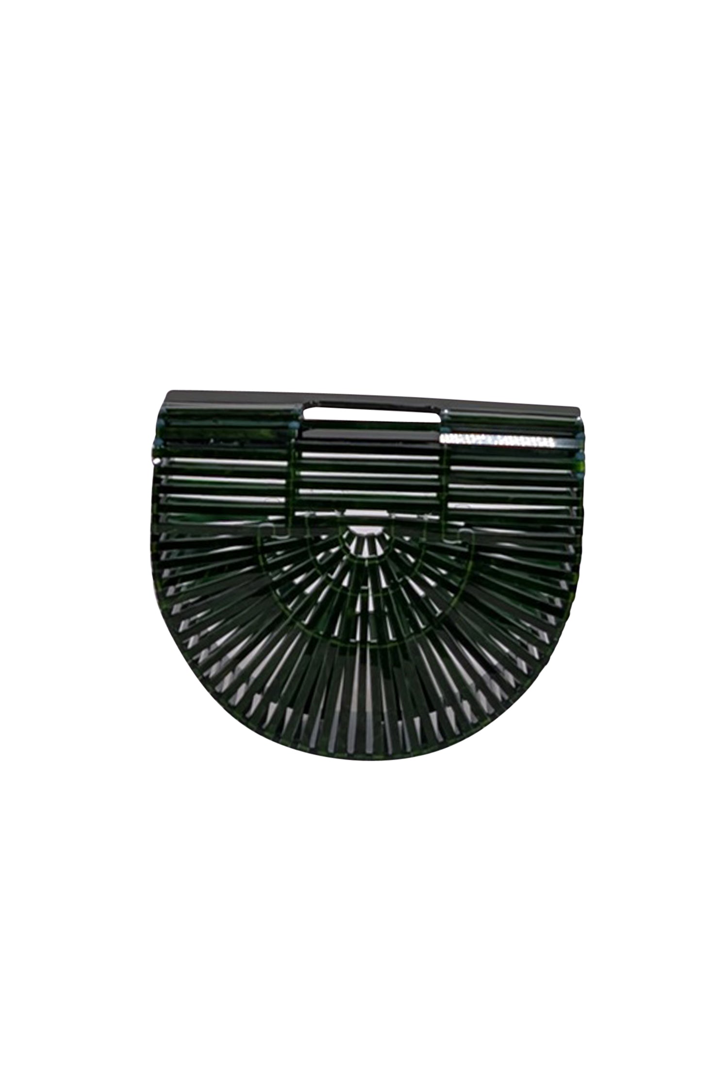 Cult Gaia's Stunning Green Marbled Acrylic Ark Mini Bag