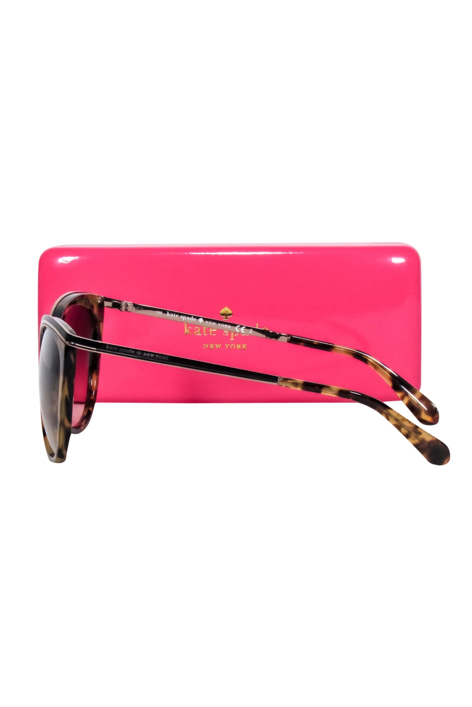 Kate Spade Stylish Brown Tortoise Cat Eye Sunglasses