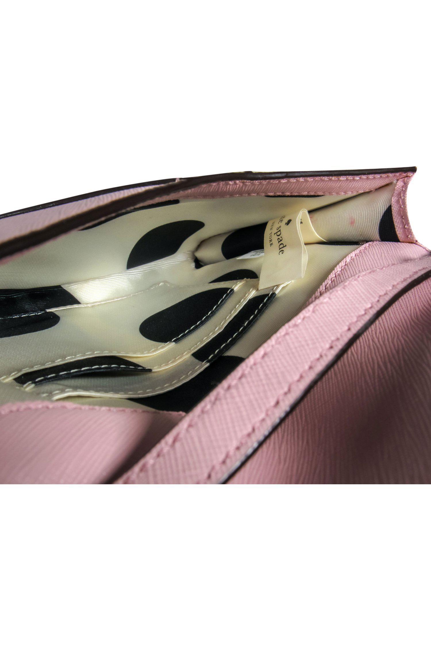 Kate Spade's Adorable Baby Pink Convertible Leather Envelope Clutch