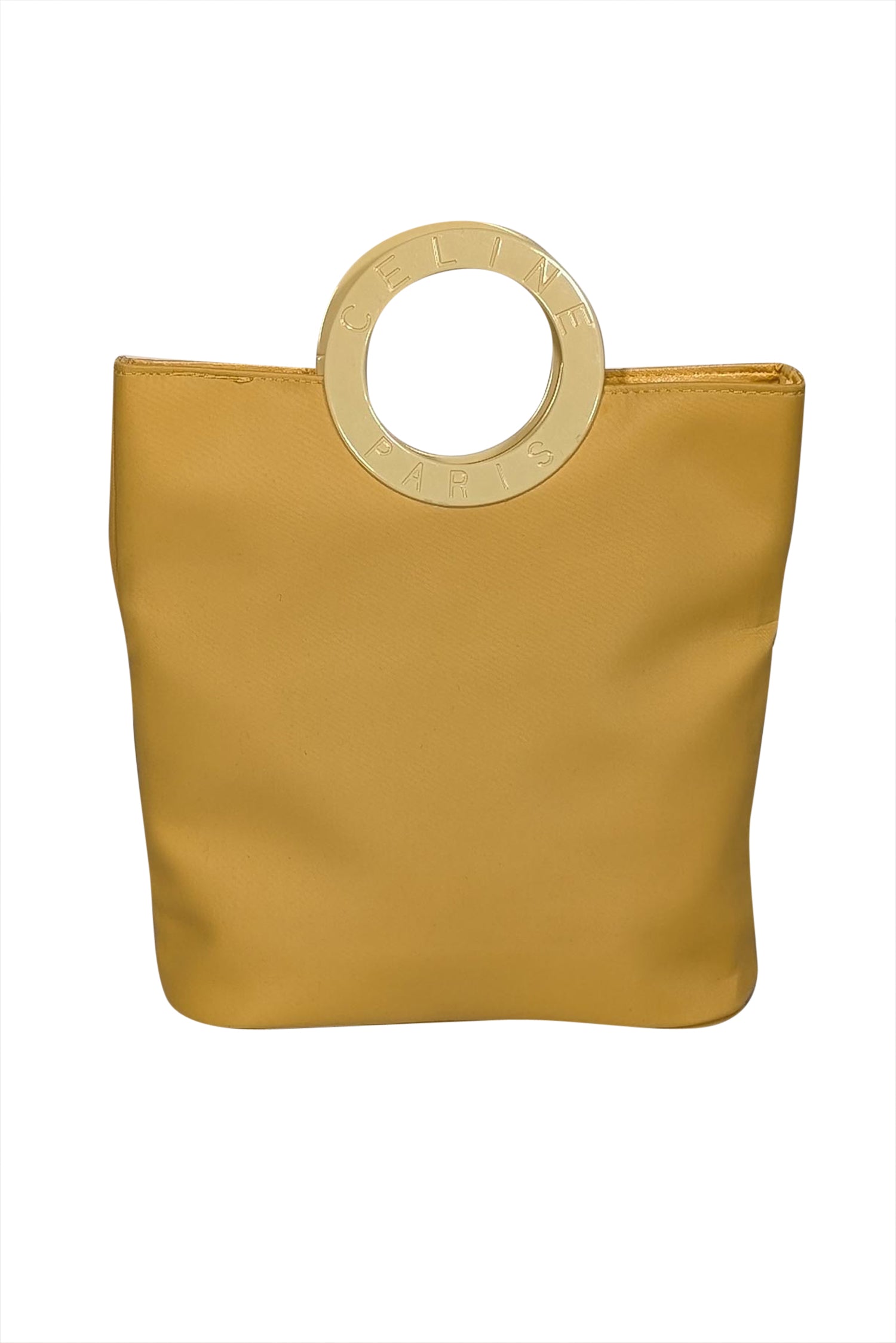 Celine - Stunning Yellow O Ring Handle Mini Bag