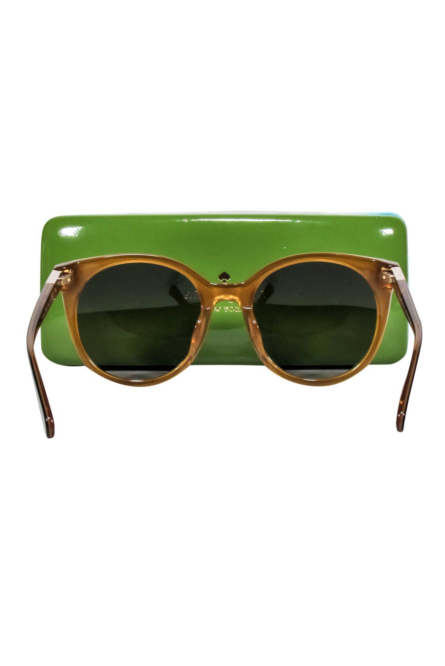 Kate Spade Dark Brown Round Fashion Sunglasses