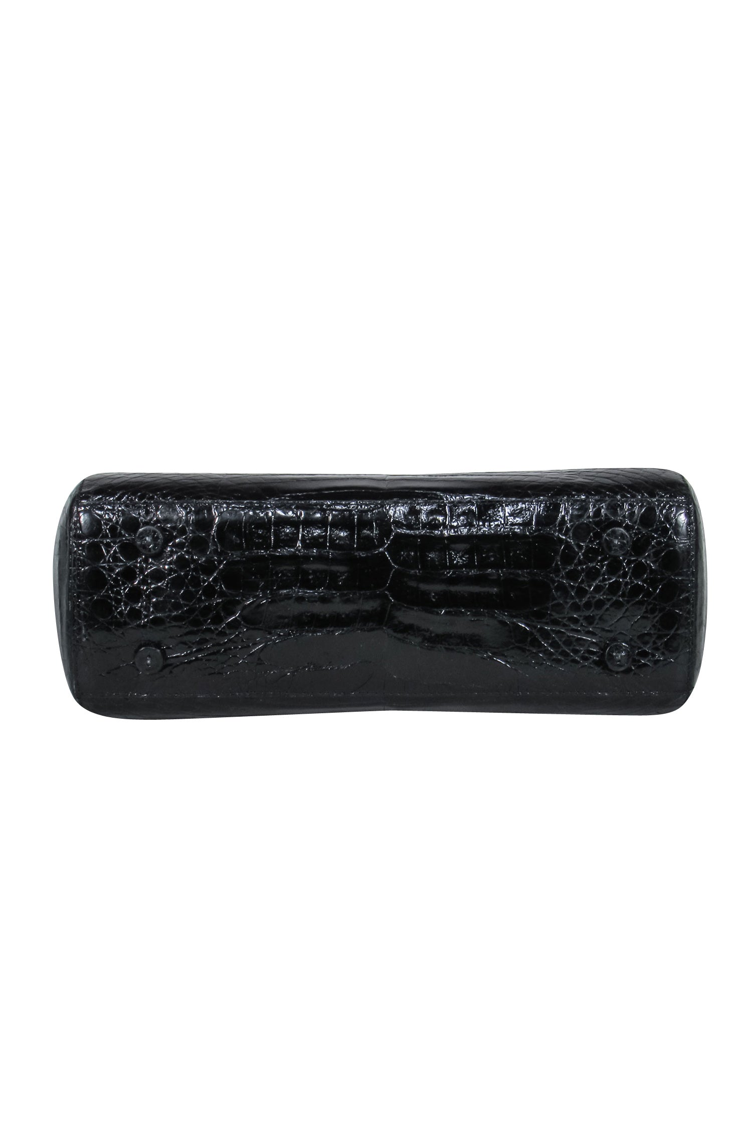 Nancy Gonzalez Black Crocodile Luxury Top Handle Shoulder Bag