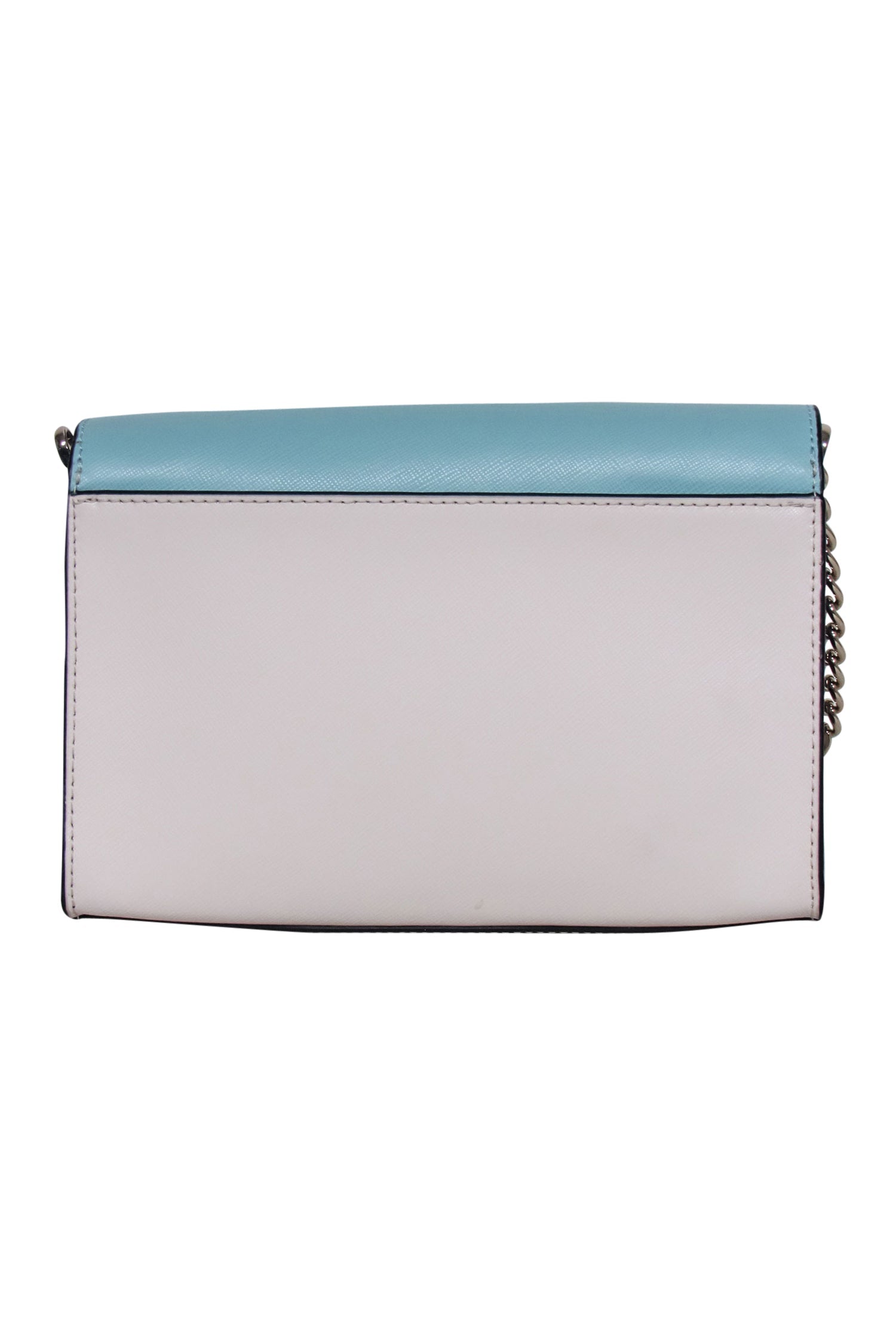 Kate Spade's Stunning Light Blue, Navy & White Saffiano Leather Crossbody Bag