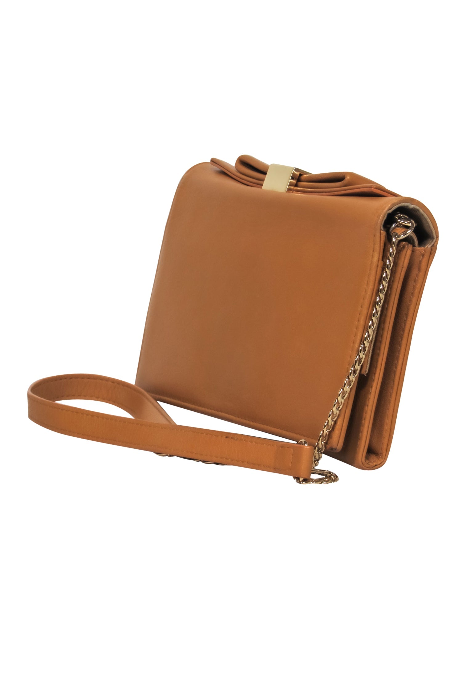 See by Chloe's Stunning Brown Leather Convertible Crossbody Wallet