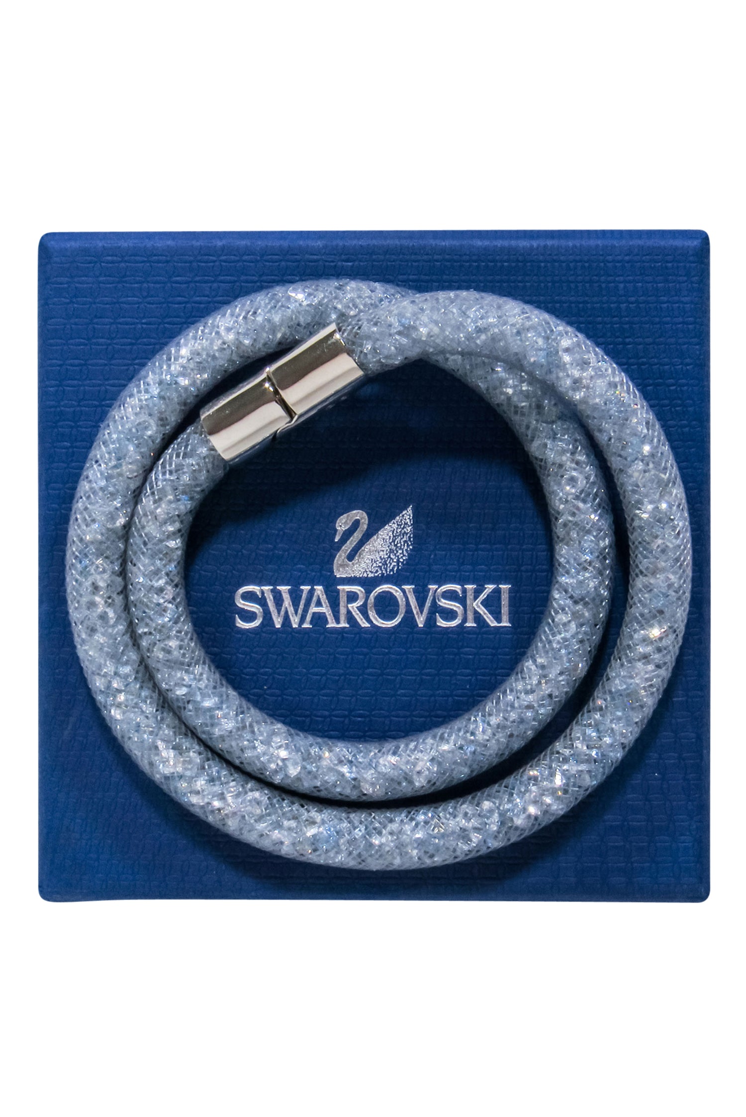 Swarovski Grey 'Stardust' Double Wrap Bracelet - A Sparkling Delight