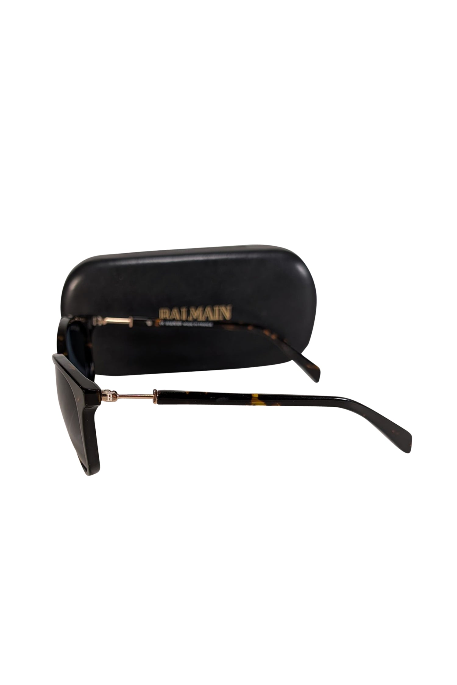 Balmain Dark Brown Tortoise Round Sunglasses - Glam Up Your Look!