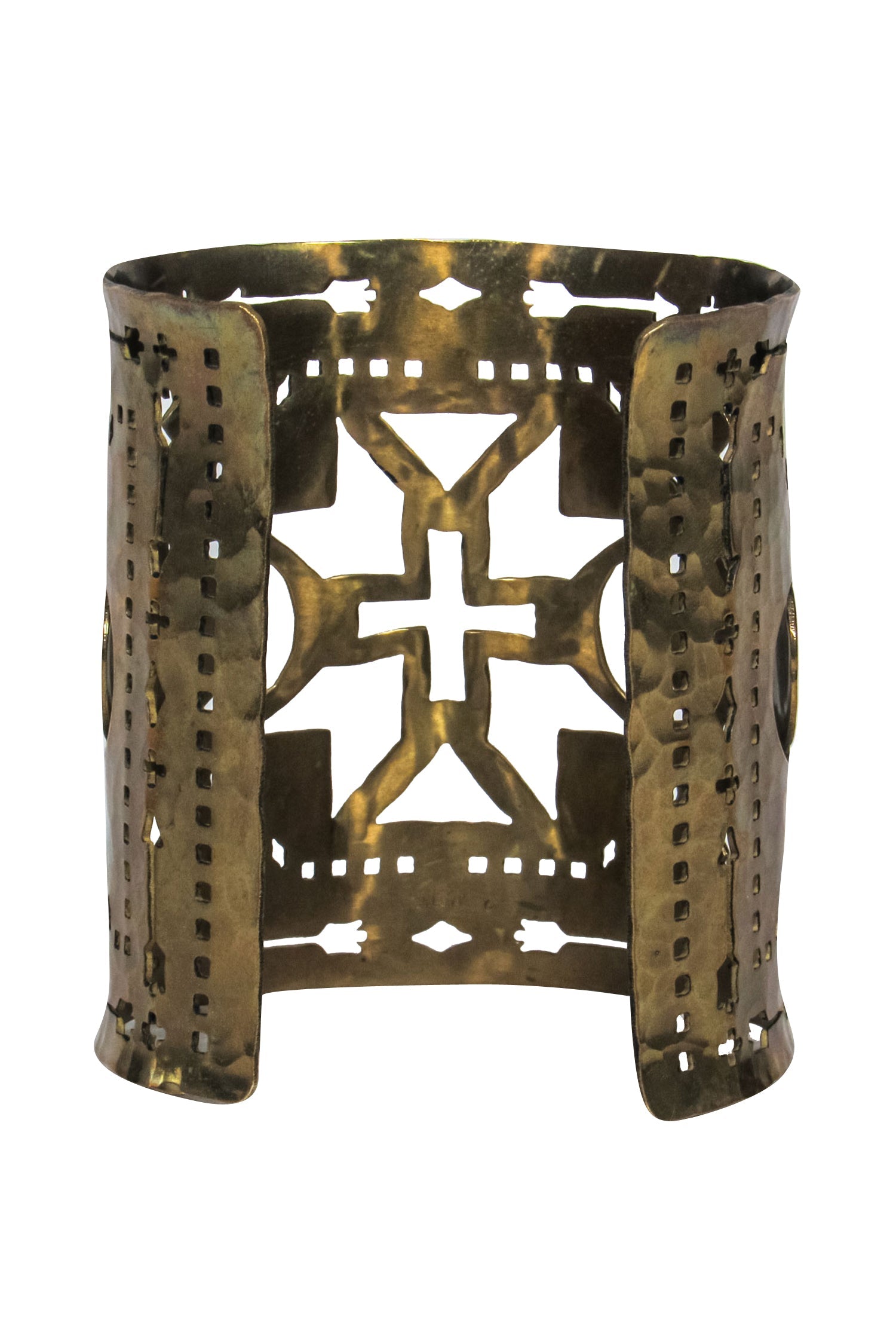 Pamela Love - Stunning Large Brass Laser Cut Print Cuff Bracelet