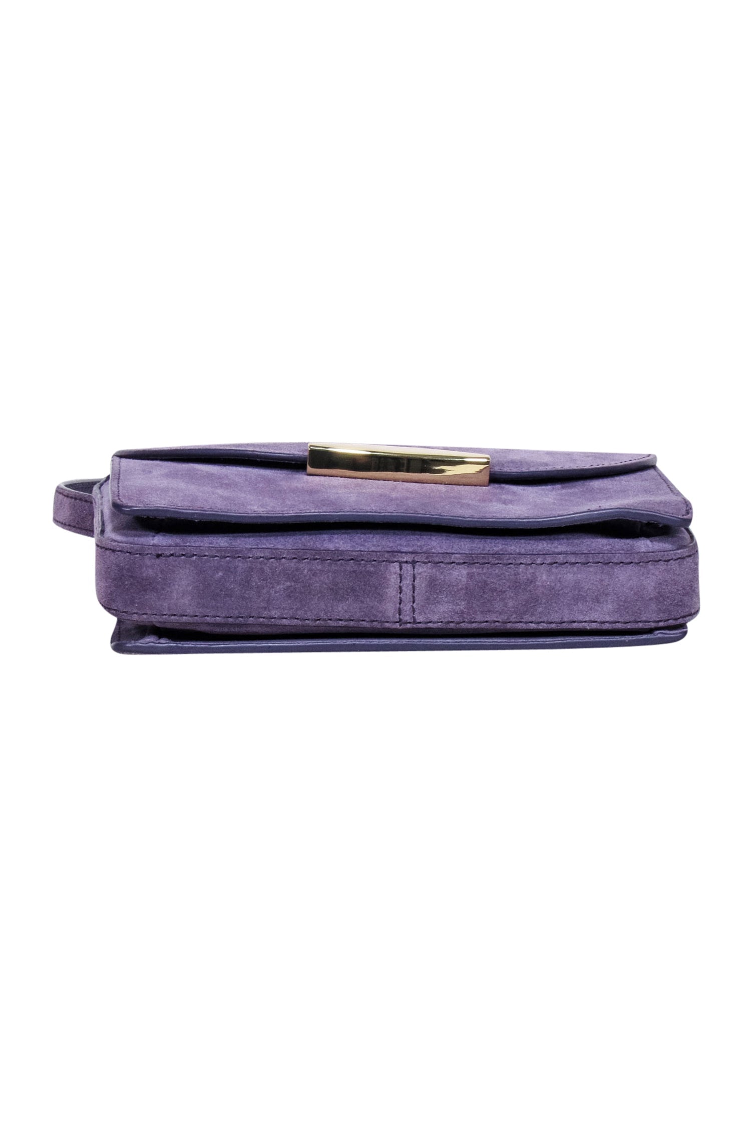 Neely & Chloe's Stunning Lavender Suede Crossbody Bag