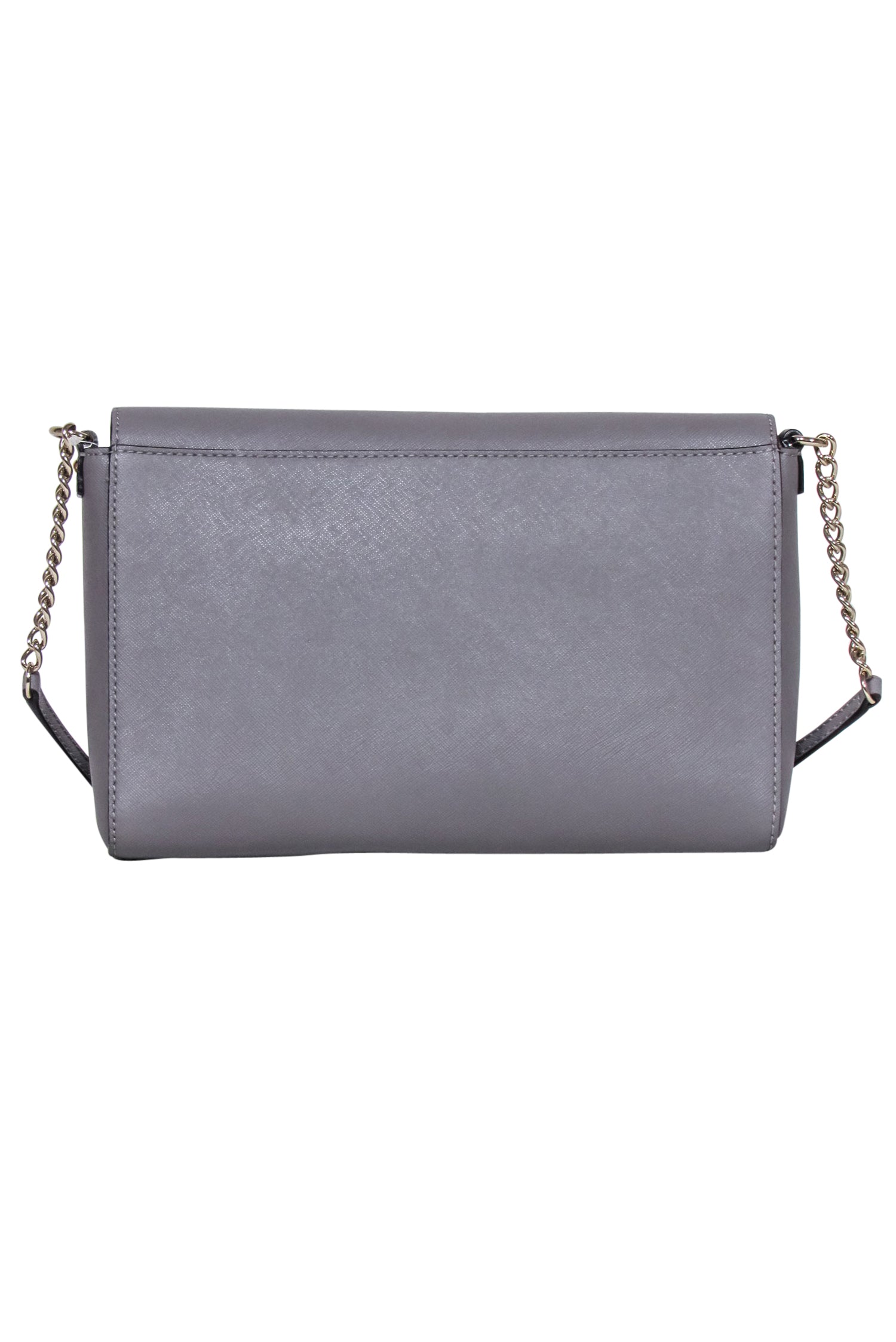 Kate Spade Grey Leather Fold-Over Crossbody Bag: A Timeless Classic