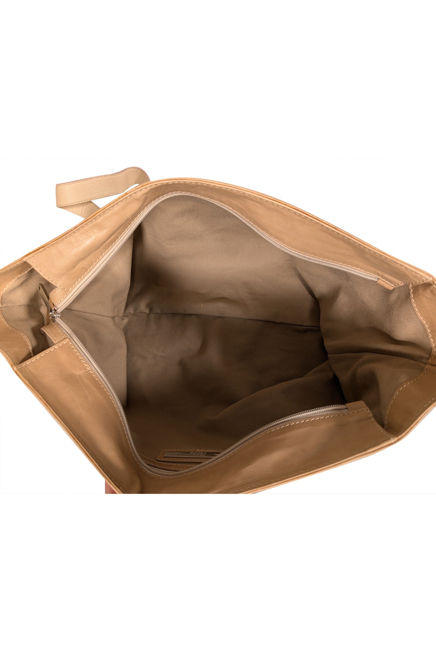 Gianfranco Ferre - Stunning Beige Leather Large Shoulder Bag