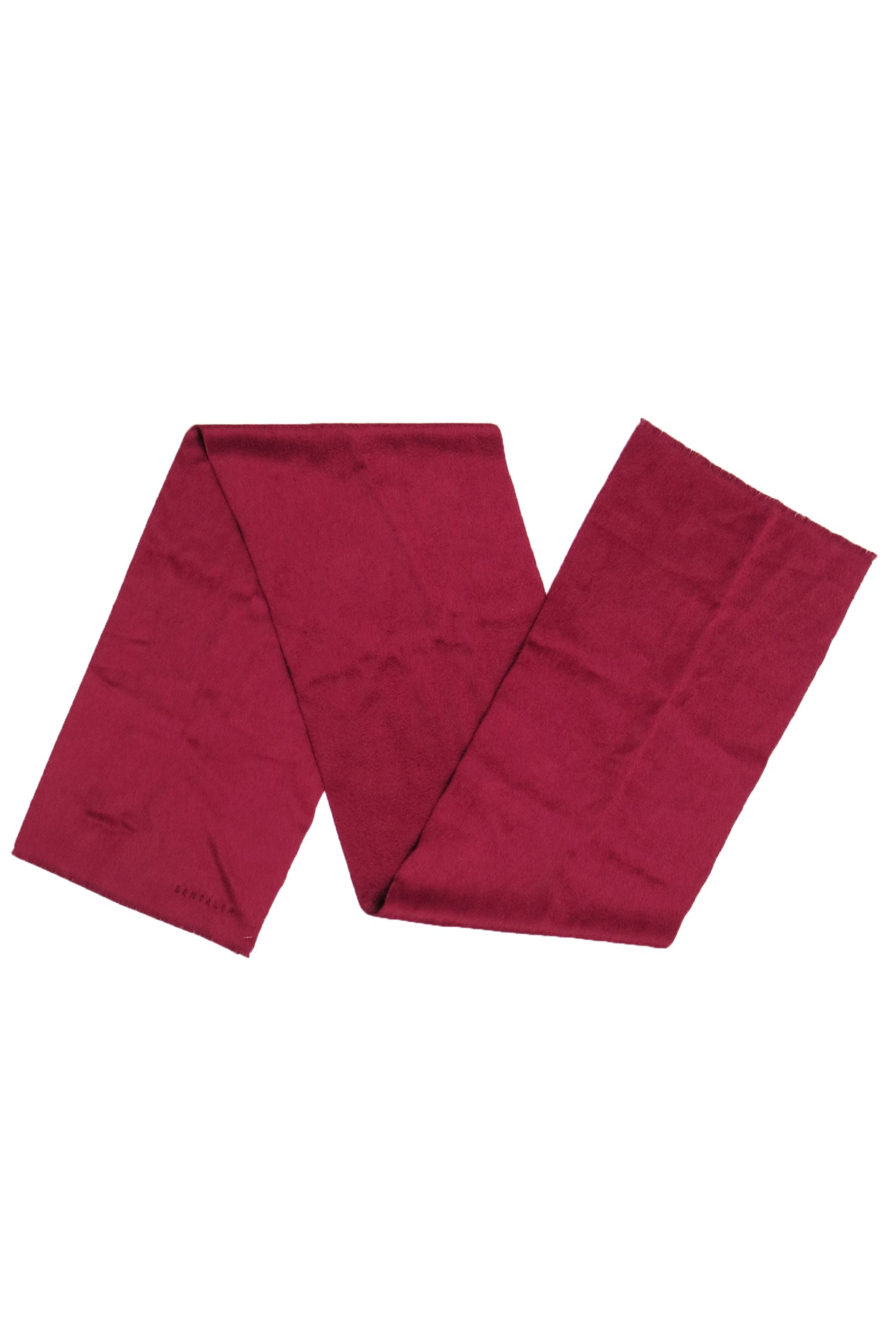Sentaler's Irresistible Maroon Fuzzy Scarf