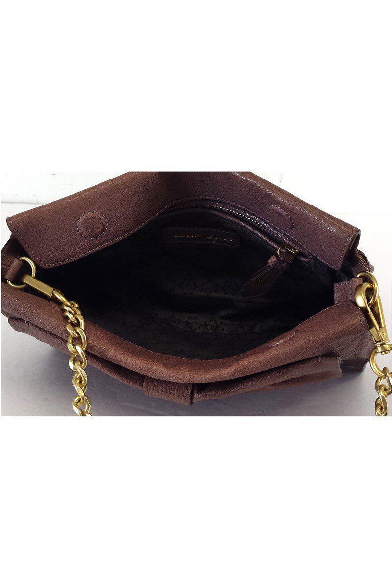 Nanette Lepore's Charming Mauve Leather Bow Shoulder Bag - A Must-Have!