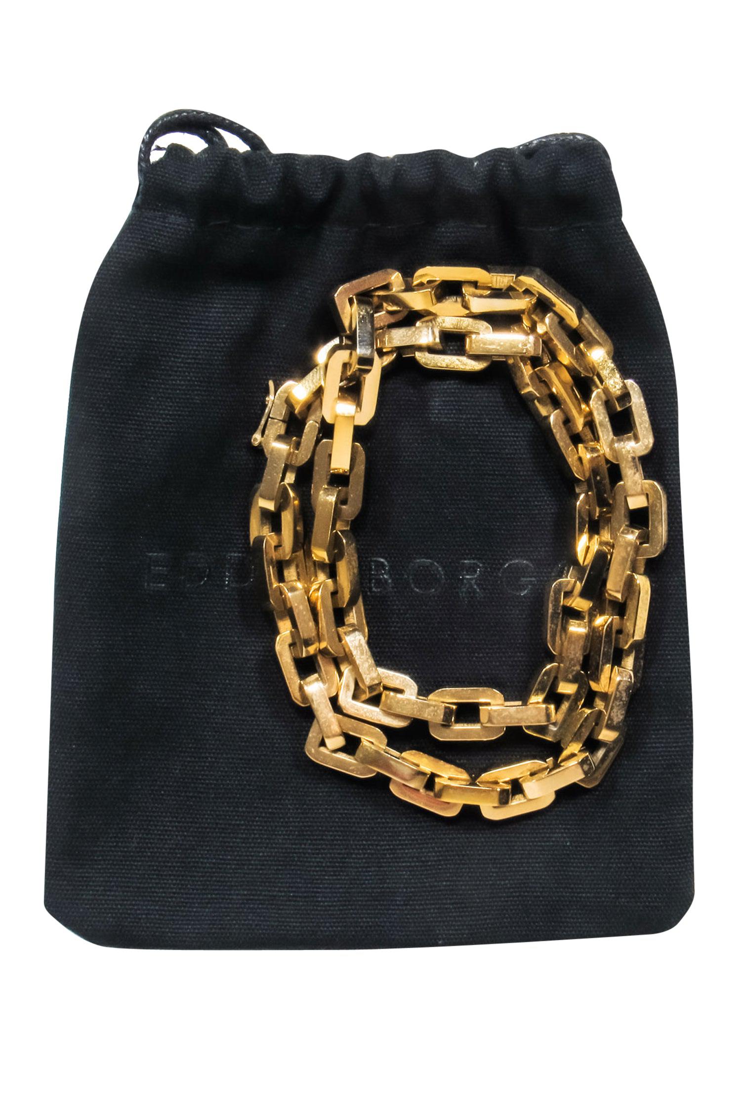 Eddie Borgo's Stunning Gold Chain Link Necklace