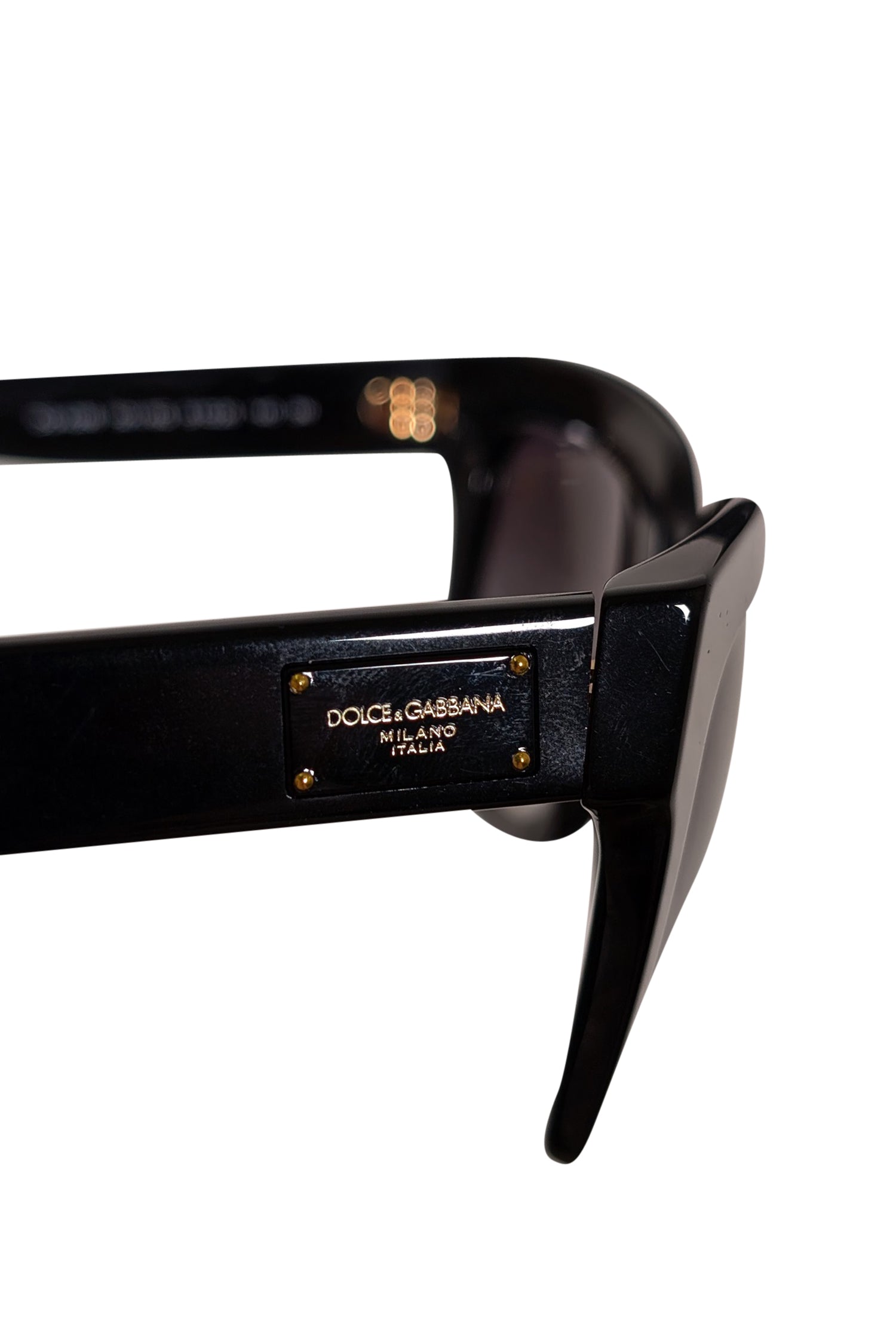 Dolce & Gabbana - Stunning Black Large Square Sunglasses