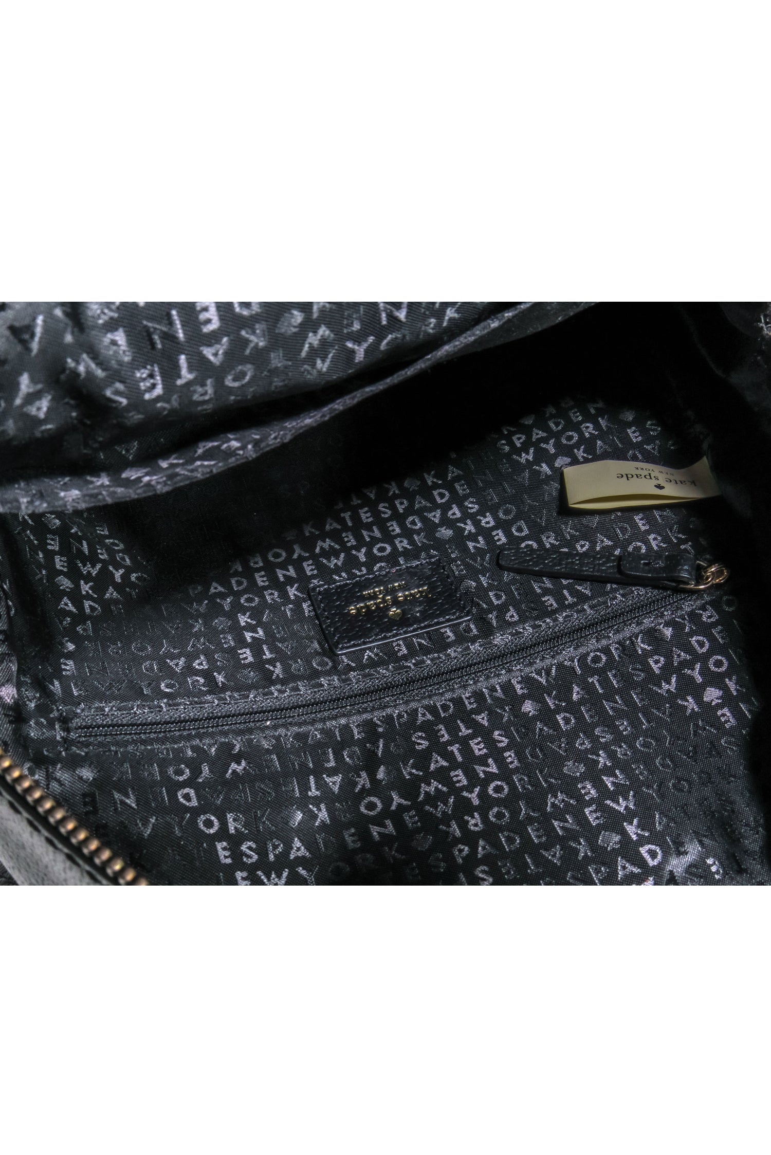Kate Spade's Stylish Black Leather Backpack