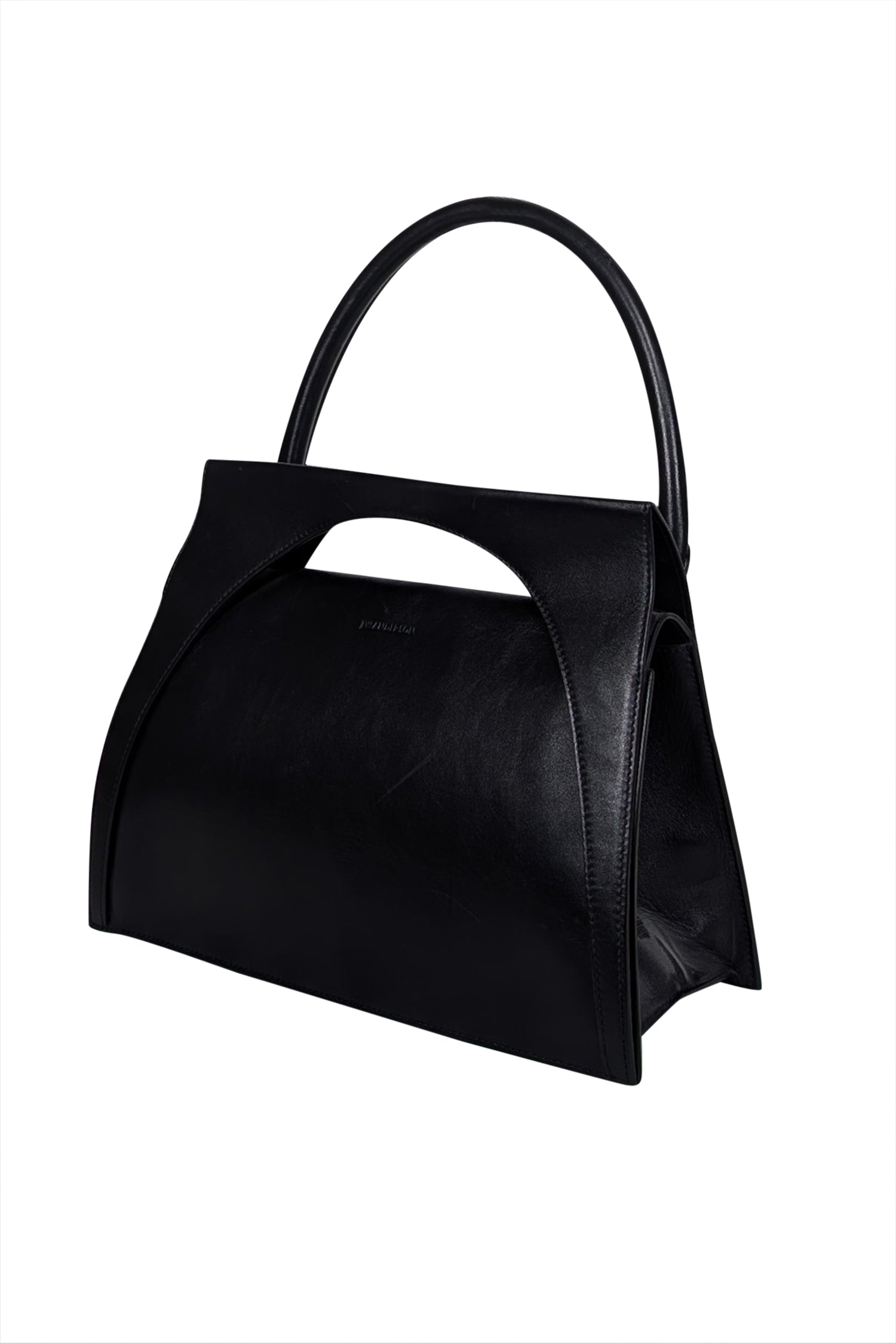 JW Anderson - Stunning Black Leather Large Moon Bag
