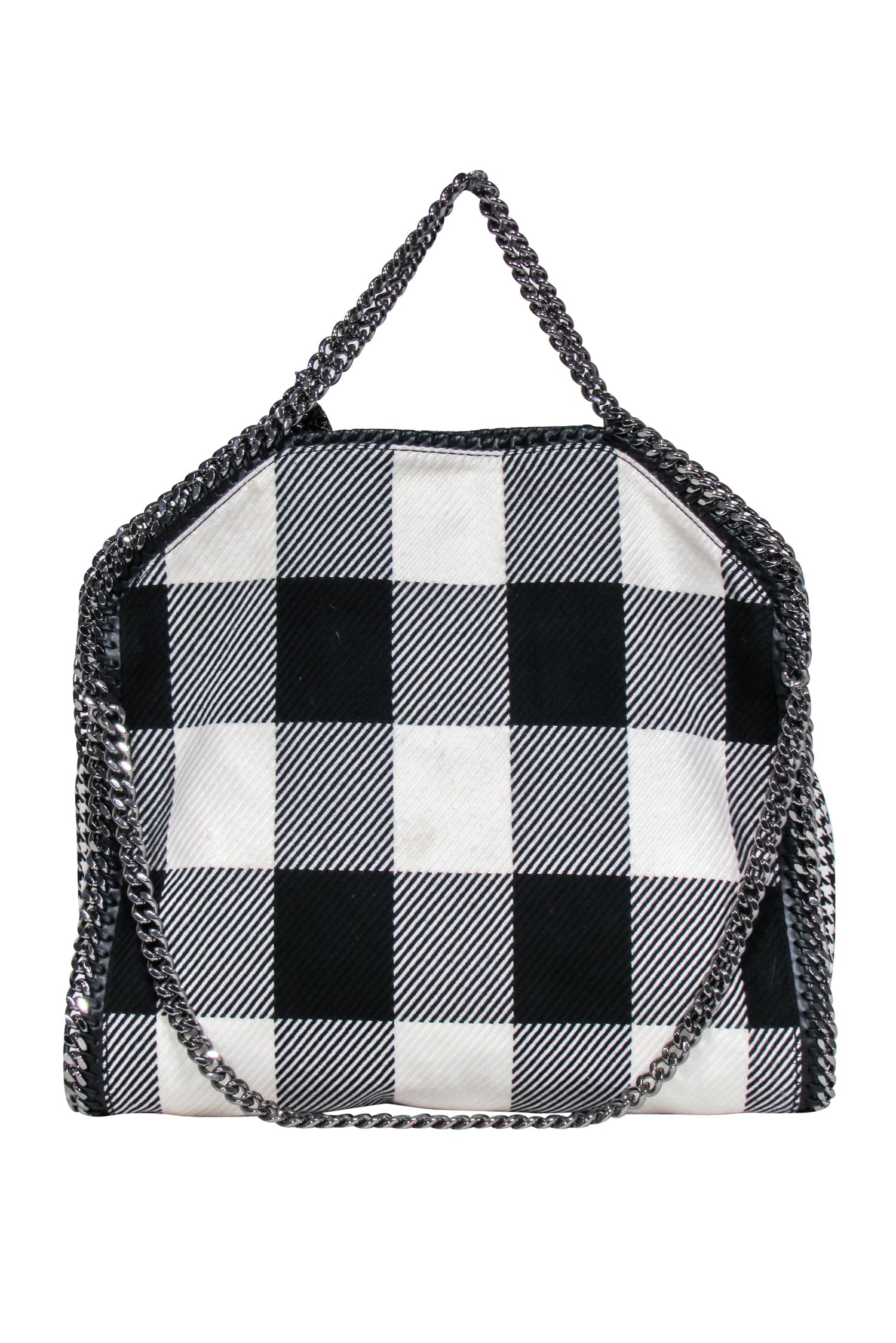Stella McCartney's Stunning Black & White Plaid Falabella Bag