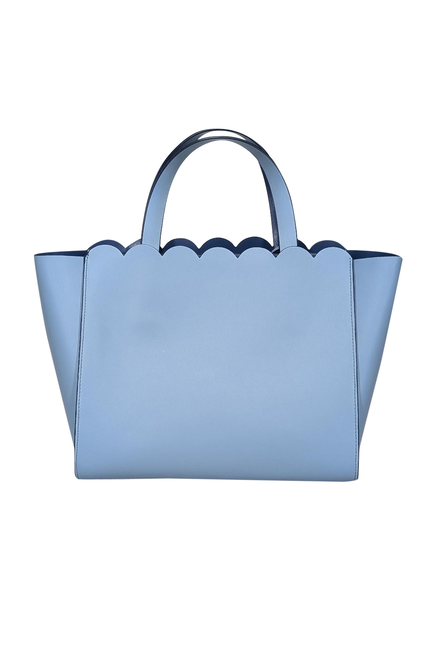 Kate Spade Light Blue Scalloped Edge Satchel: A Colorful Office Essential