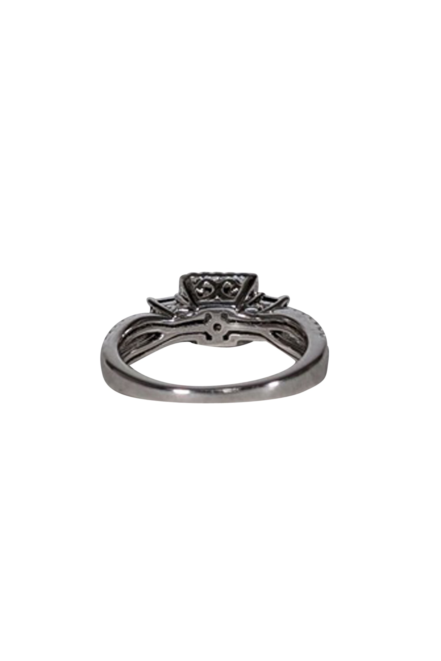 Kay Jewelers' Stunning 14K White Gold Blue Sapphire & Diamond Ring - Size 7