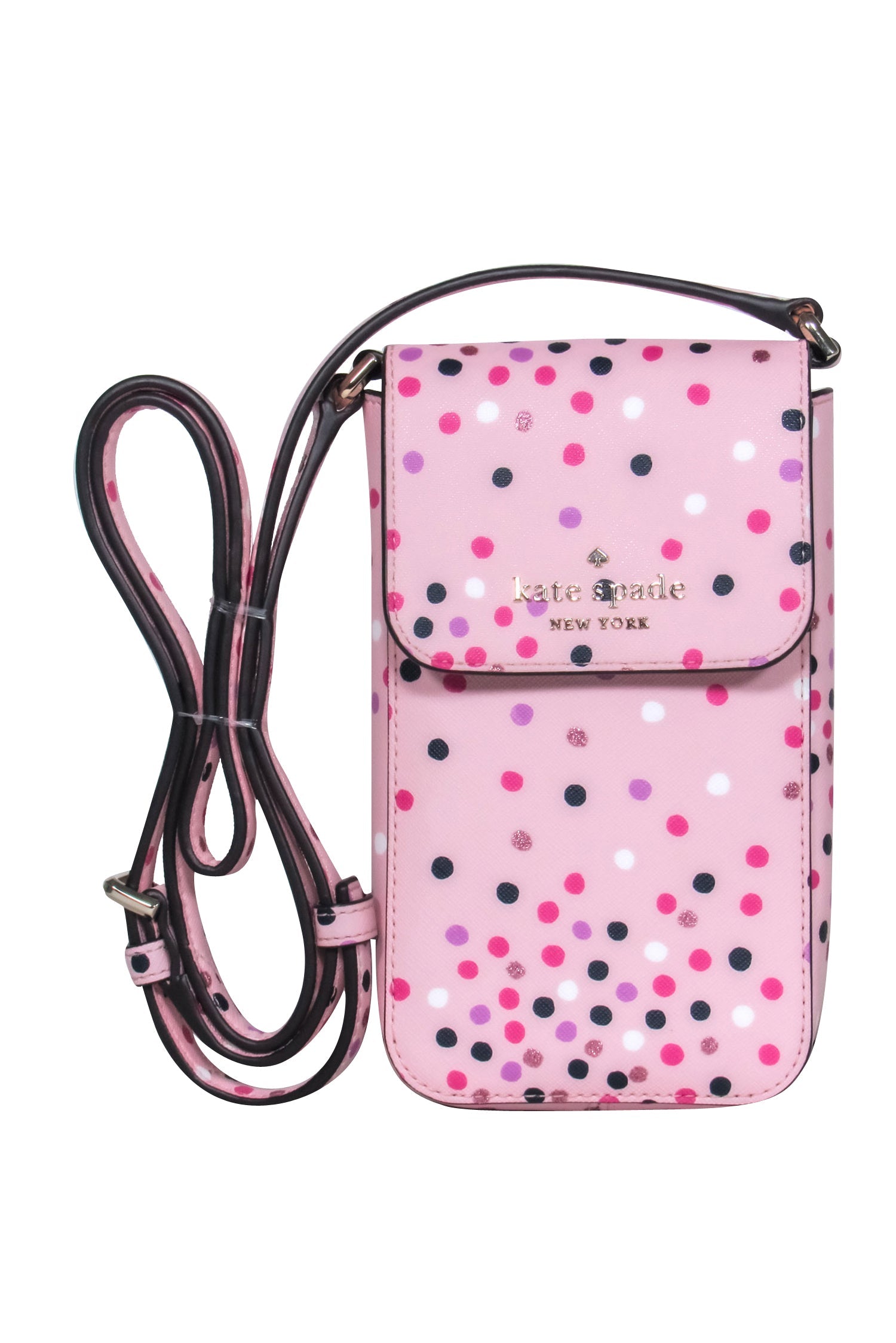 Kate Spade Light Pink Polka Dot Mini Crossbody - A Must - Have Girly Purse