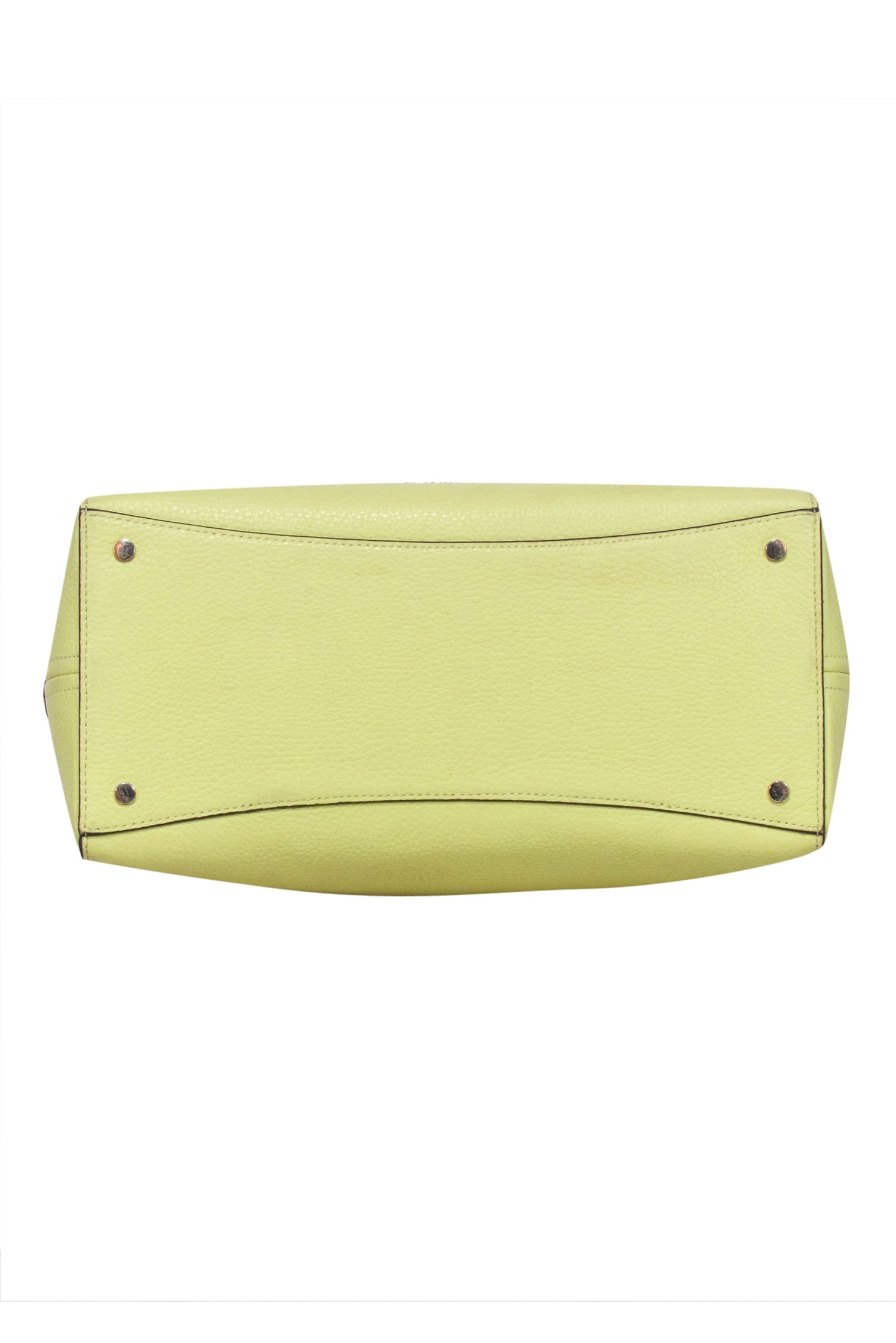 Kate Spade Neon Yellow Pebbled Leather Satchel - A Summer Must-Have!