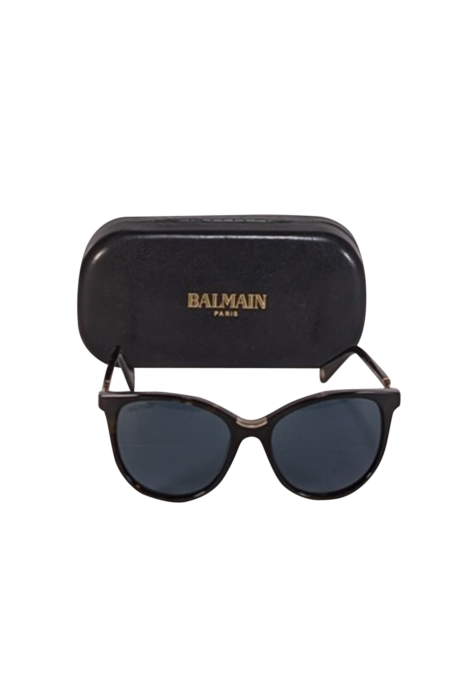 Balmain Dark Brown Tortoise Round Sunglasses - Glam Up Your Look!