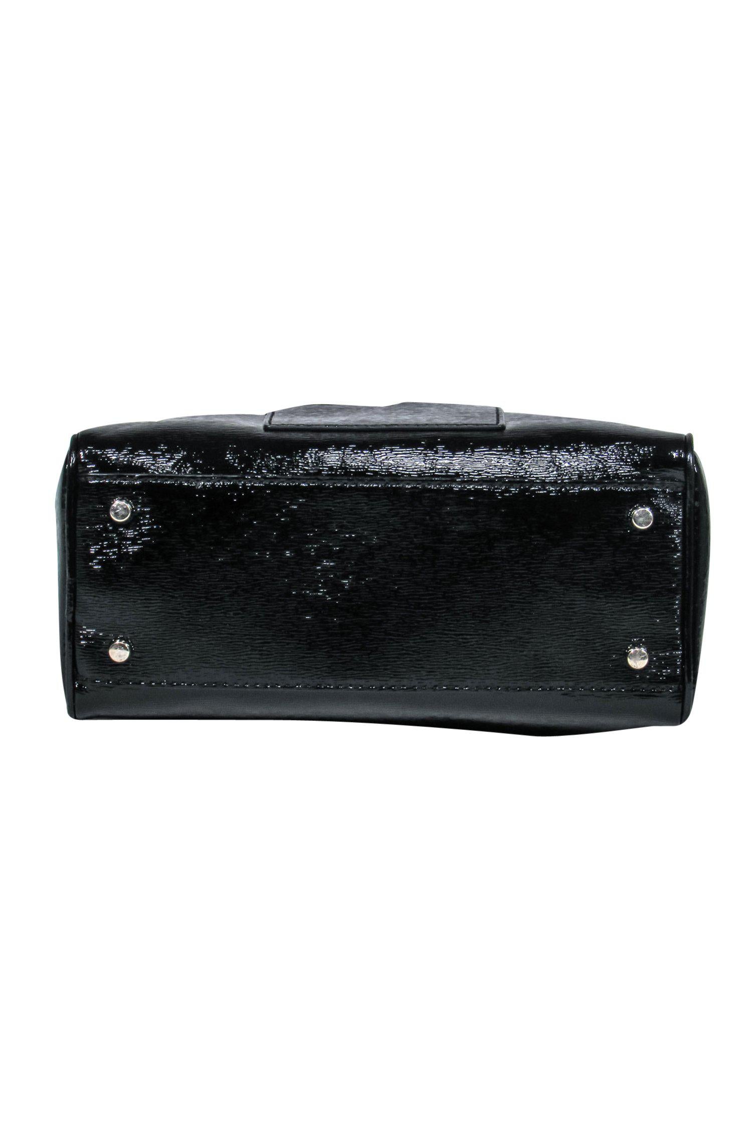Kate Spade's Stunning Black Patent Leather Convertible Crossbody Bag