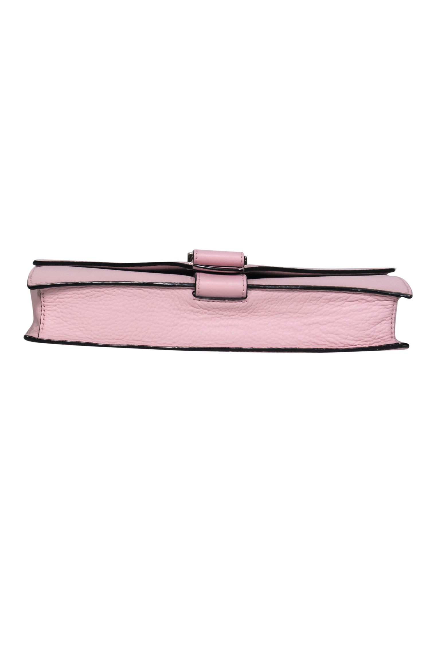 Kate Spade Baby Pink Pebbled Leather Fold-Over Clutch: A Chic Spring Essential