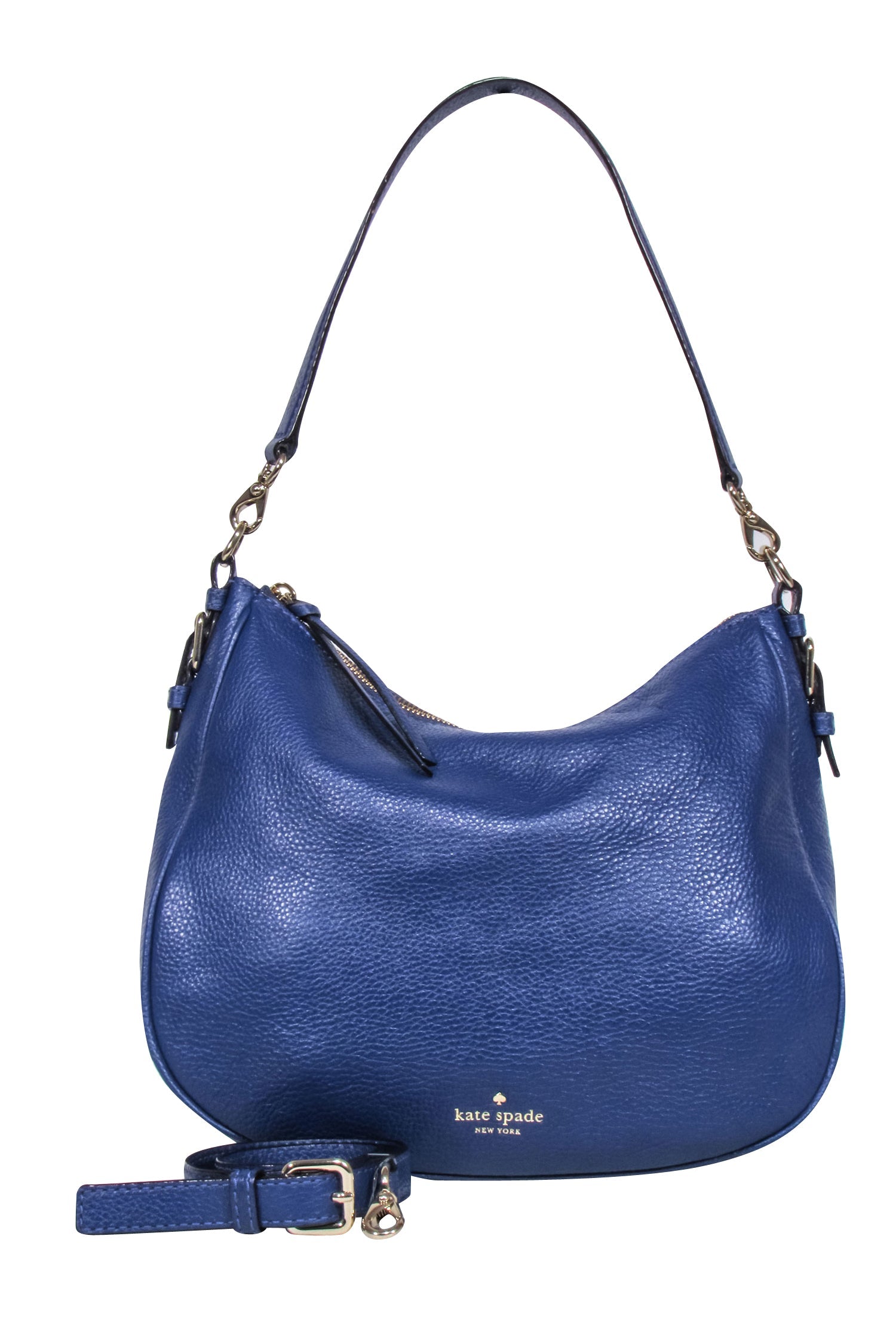 Kate Spade Gorgeous Dark Blue Leather Satchel
