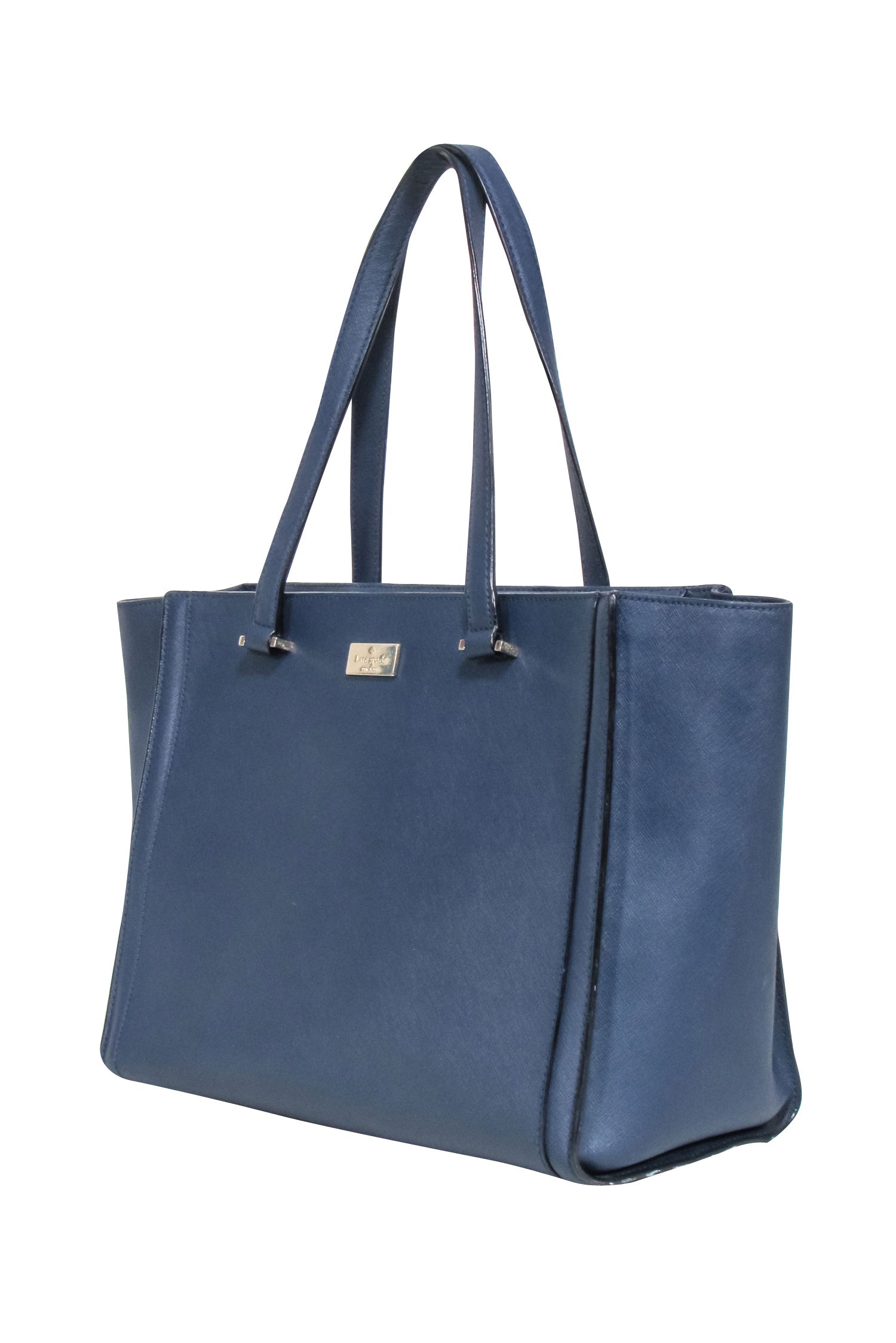 Kate Spade Navy Saffiano Leather Tote - The Ultimate Office Companion