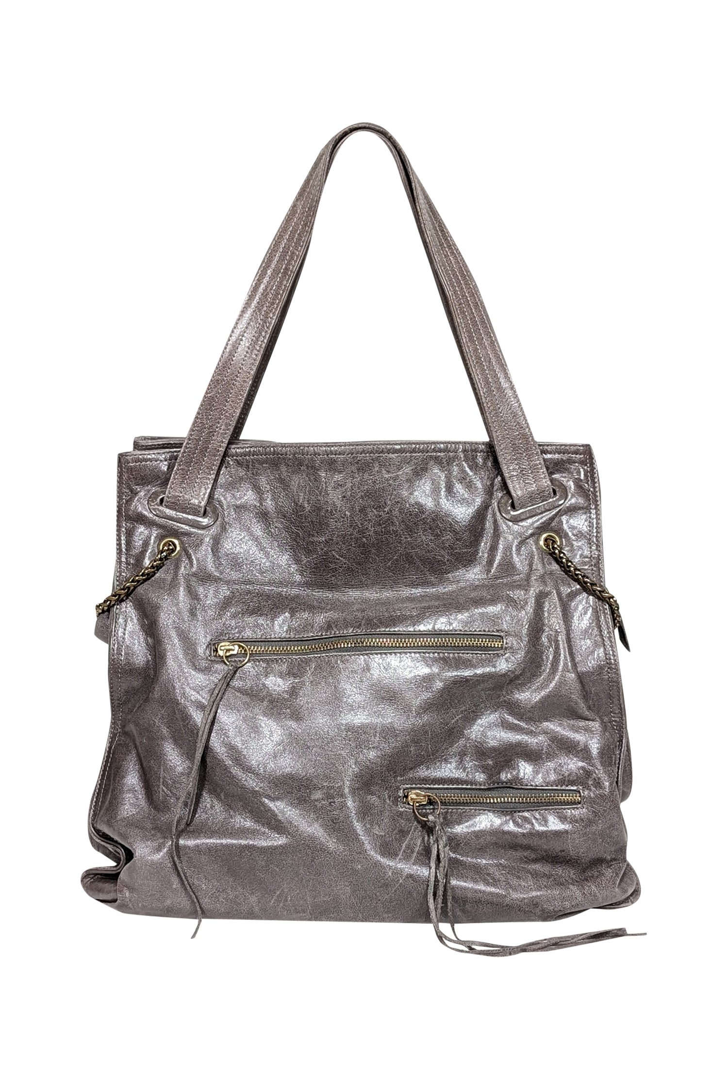 Foley & Corinna - Stunning Grey Distressed Large Shoulder Bag