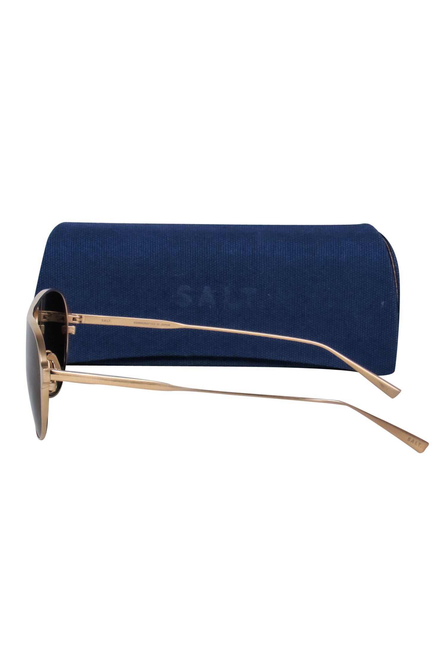 Salt Gold Polarized Aviator Sunglasses with Brow Bar - Style Your Adventures!