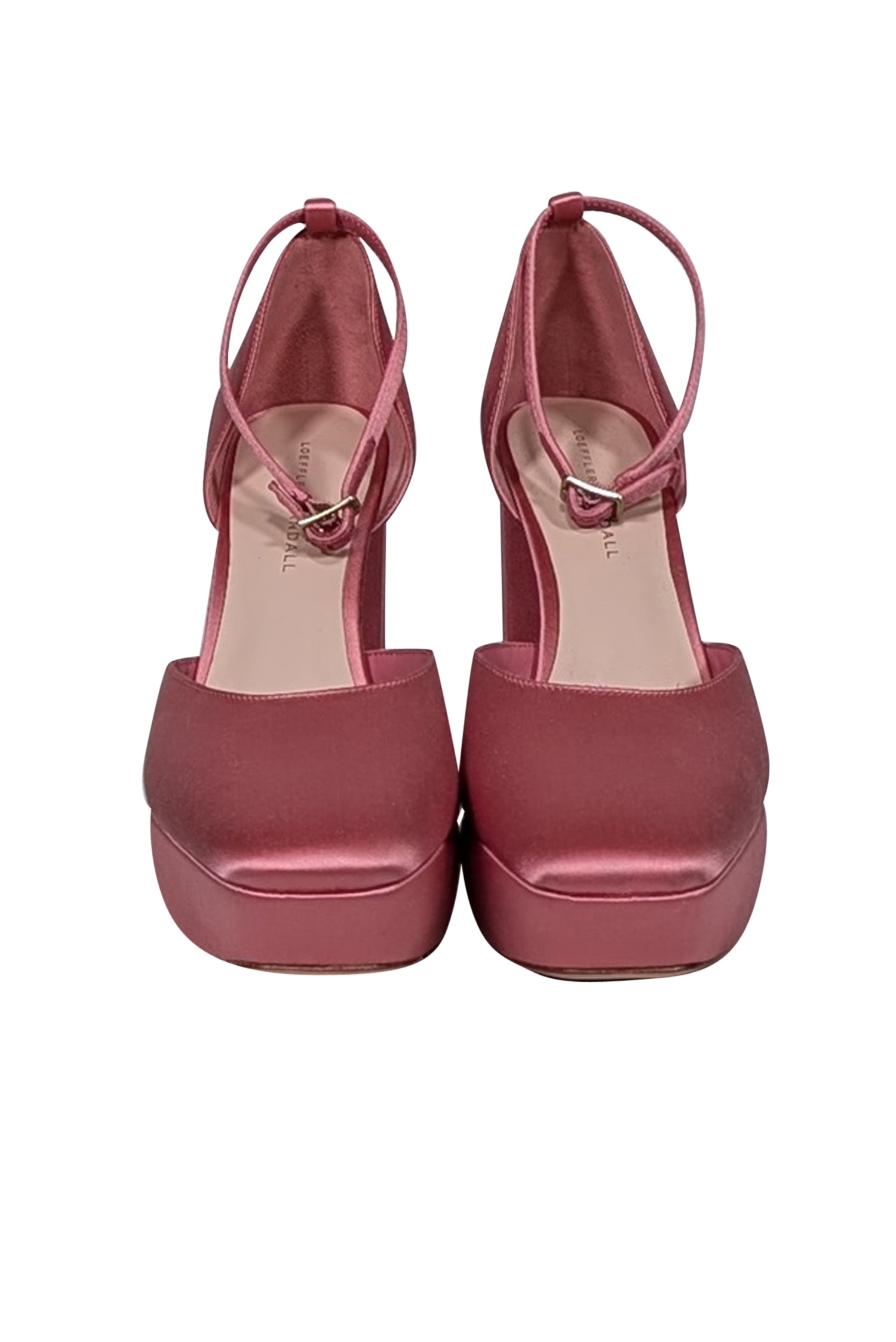 Loeffler Randall Pink Satin Selina Platform Pumps - Size 11: Be the It - Girl!