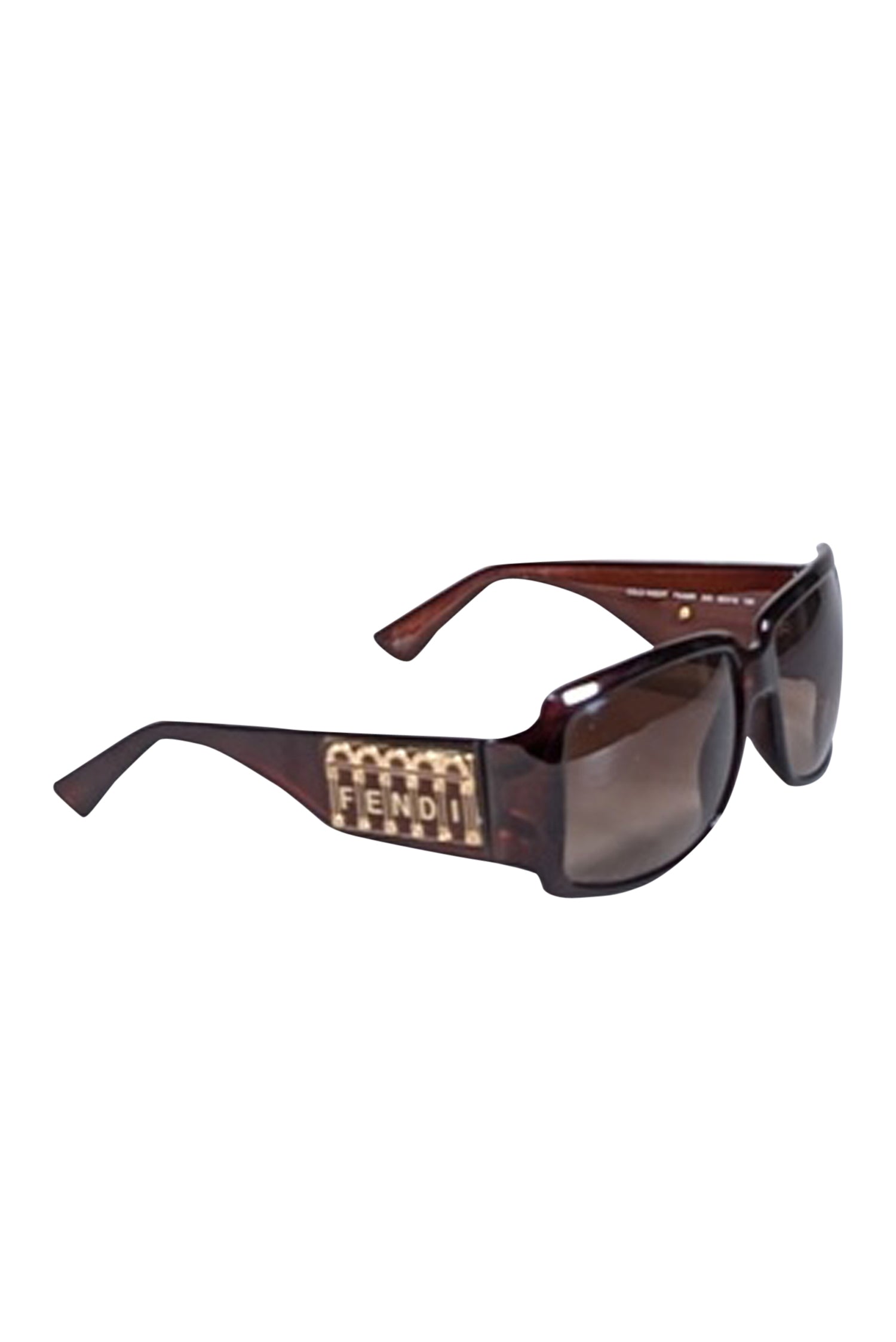 Fendi Brown Bold Logo Side Sunglasses - Make a Fashion Splash!