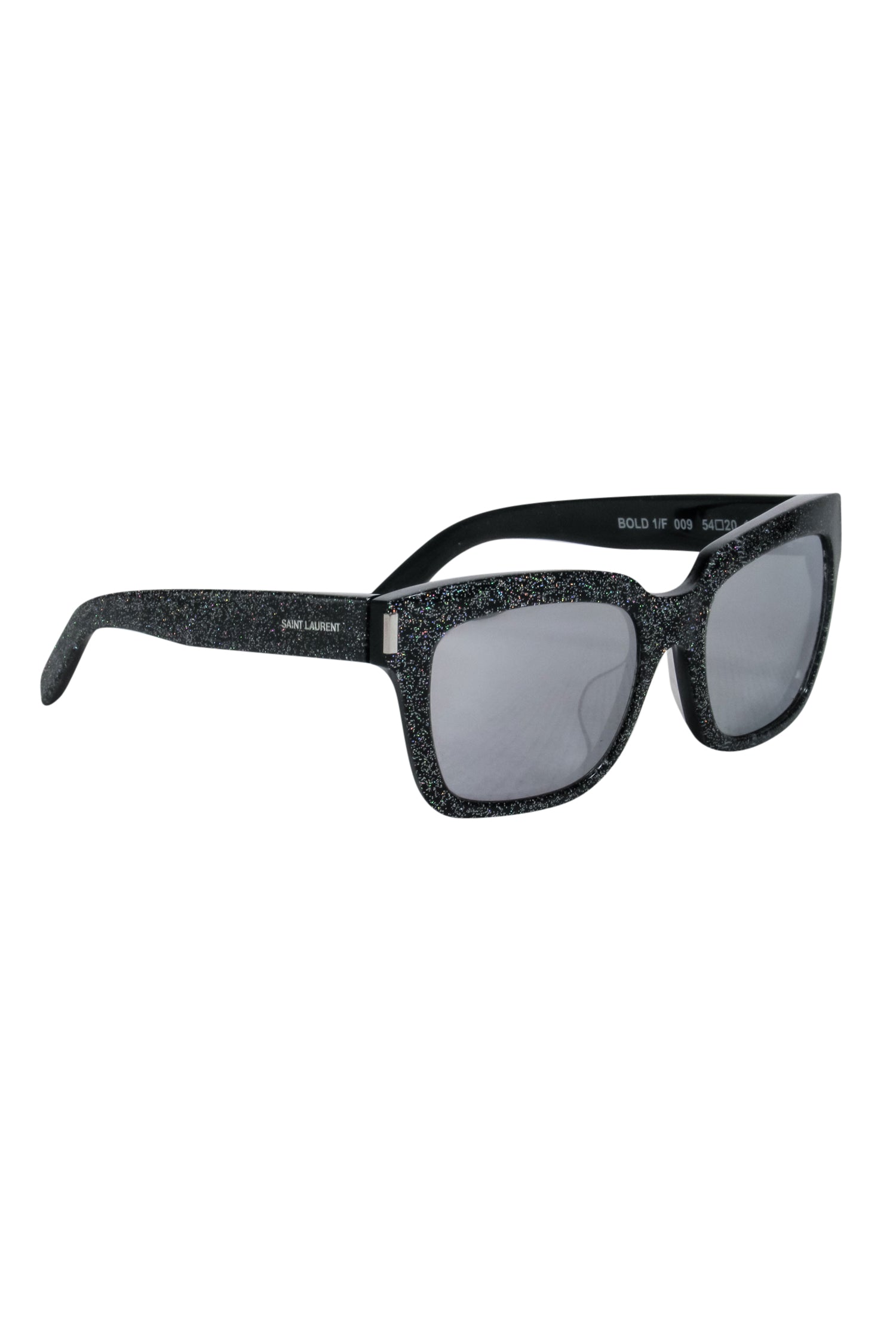 Yves Saint Laurent Glitter Square Mirrored Sunglasses - Unleash Your Glam!