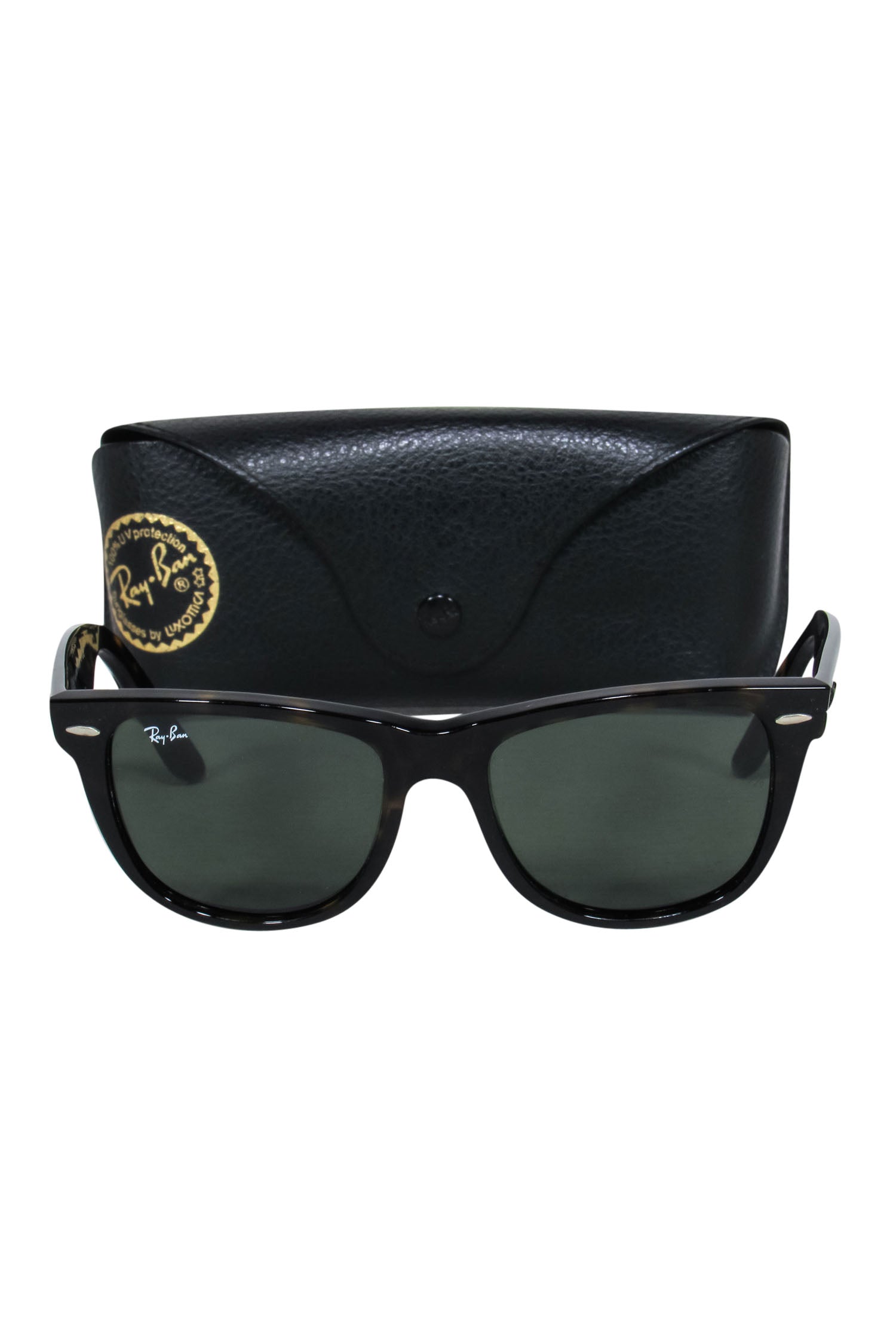 Ray-Ban Brown Tortoise Front with Red Legs Stylish Sunglasses