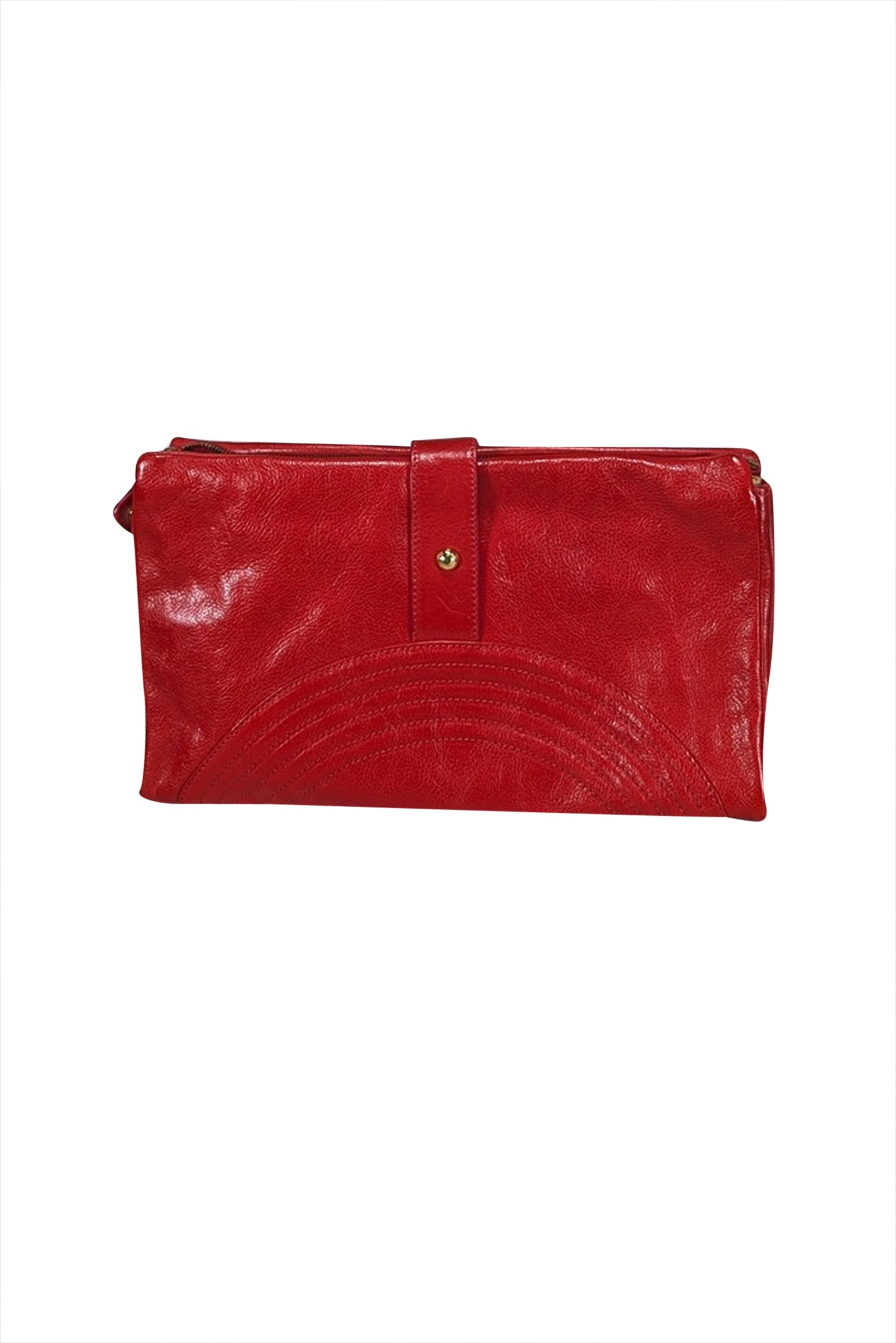 Jimmy Choo Red Leather O Ring Clutch: A Stunning Fashion Statement