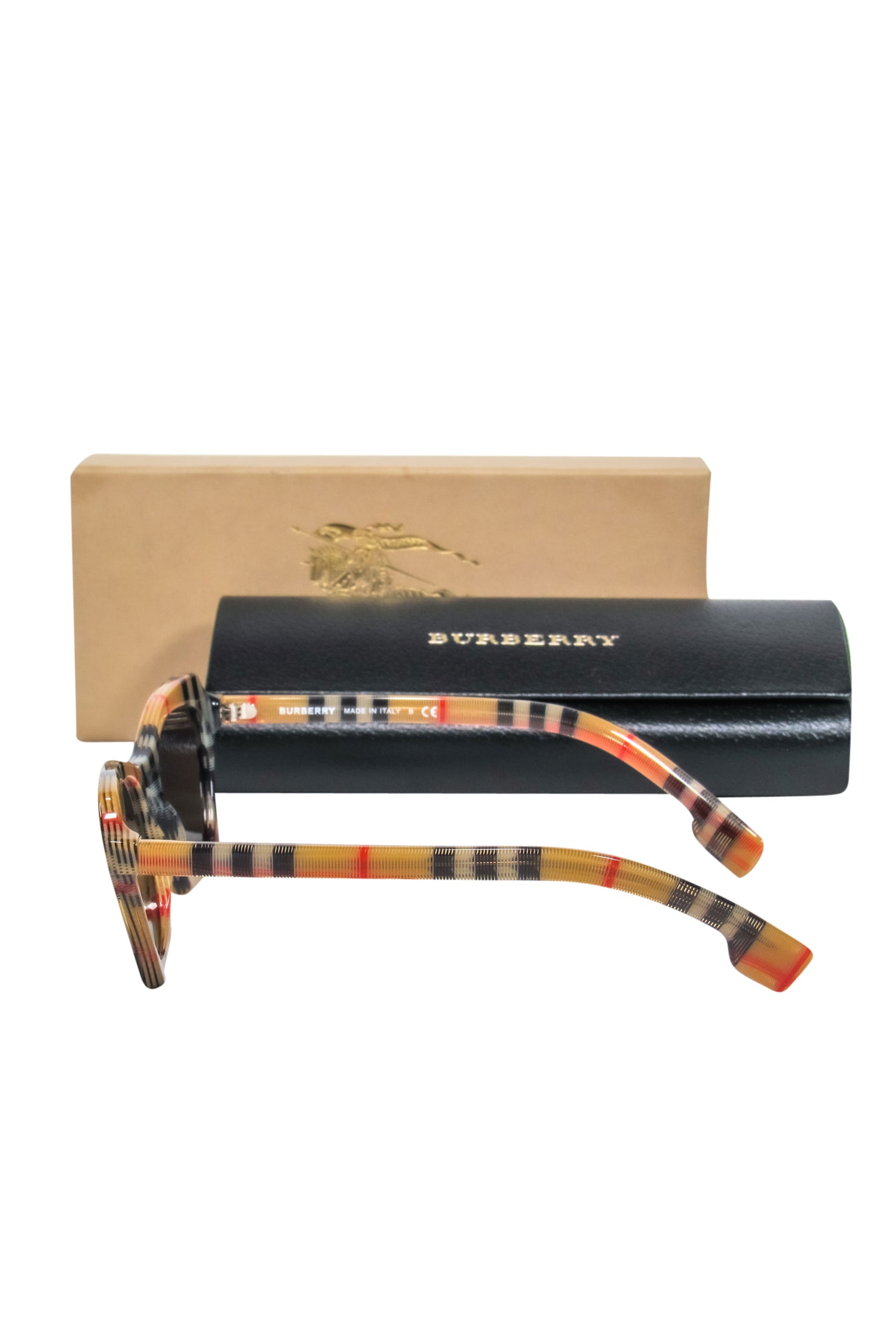 Burberry Tan Tartan Square Sunglasses: A Fashion Statement