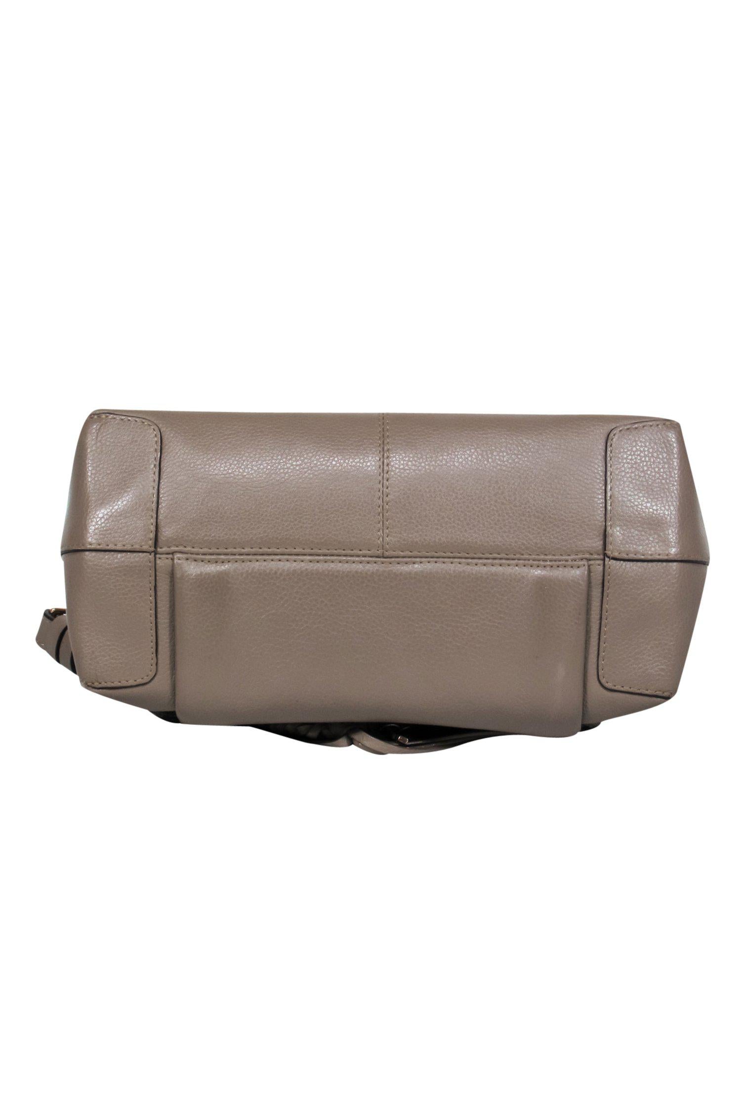 See by Chloe - Stunning Greenish Grey Pebbled Leather Crossbody with Hardware Design