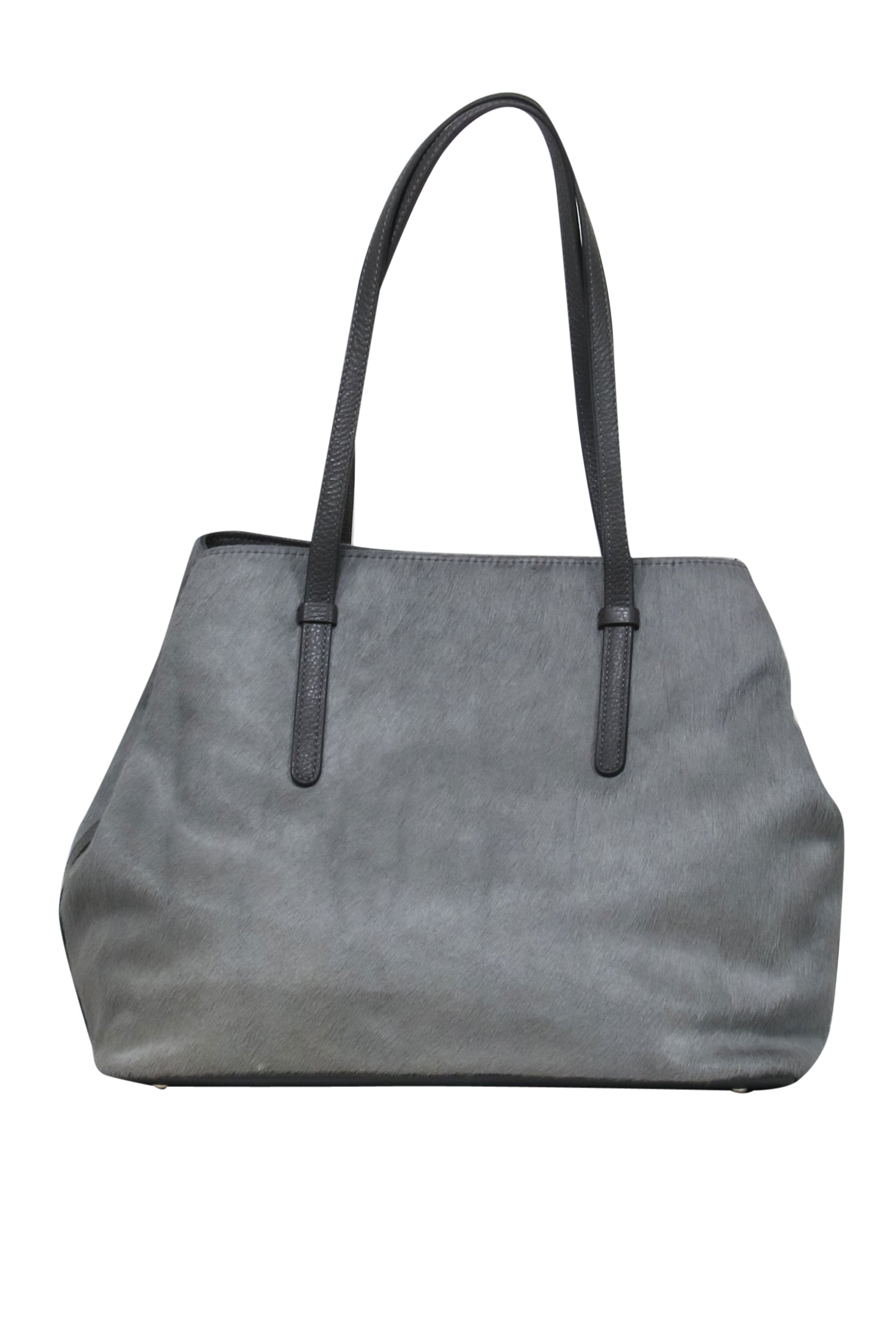 Brooks Brothers Grey Calf Hair Fashion Tote - A Must - Have Accessory
