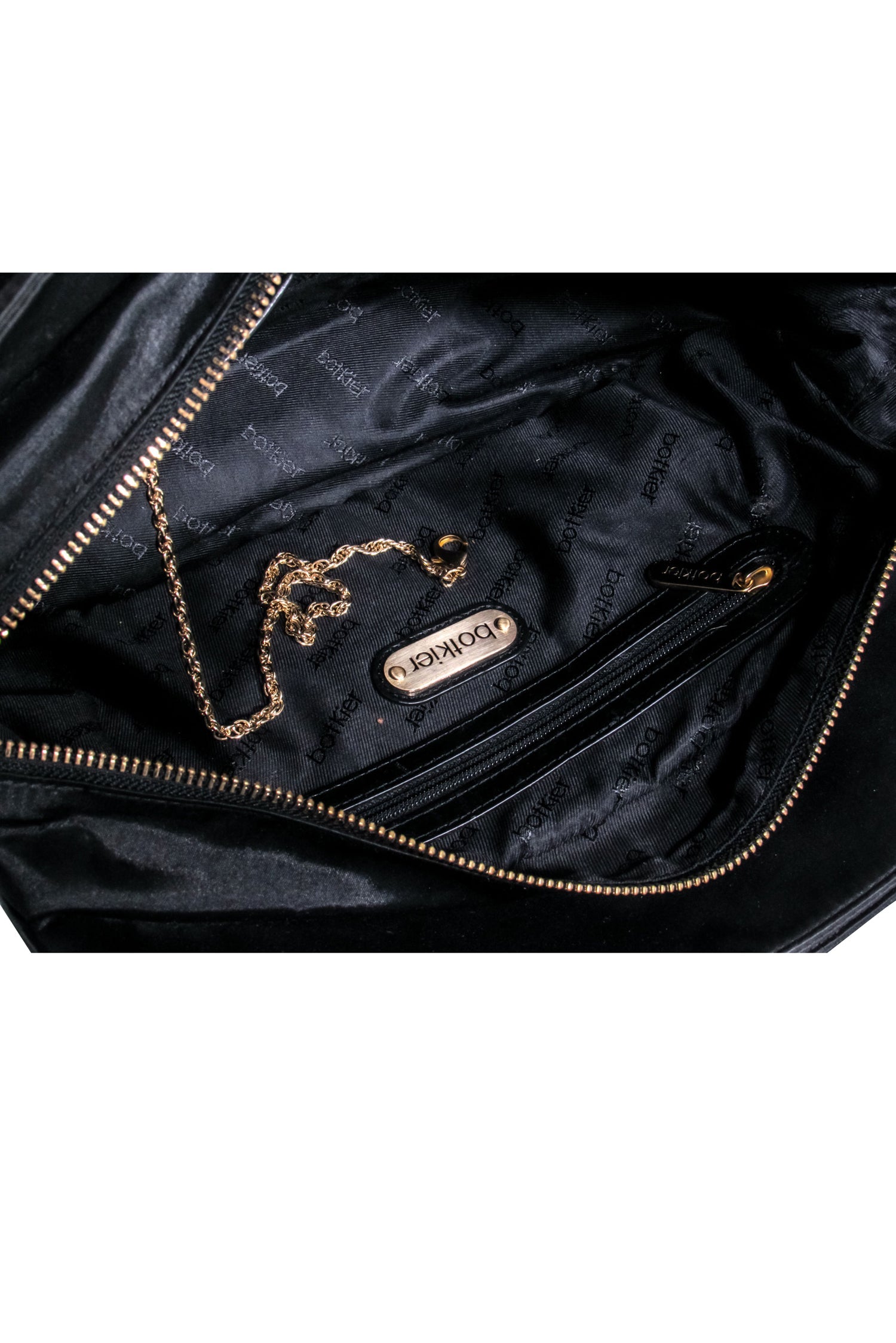 Botkier's Stunning Black Satin Large Shoulder Bag - A Must-Have!