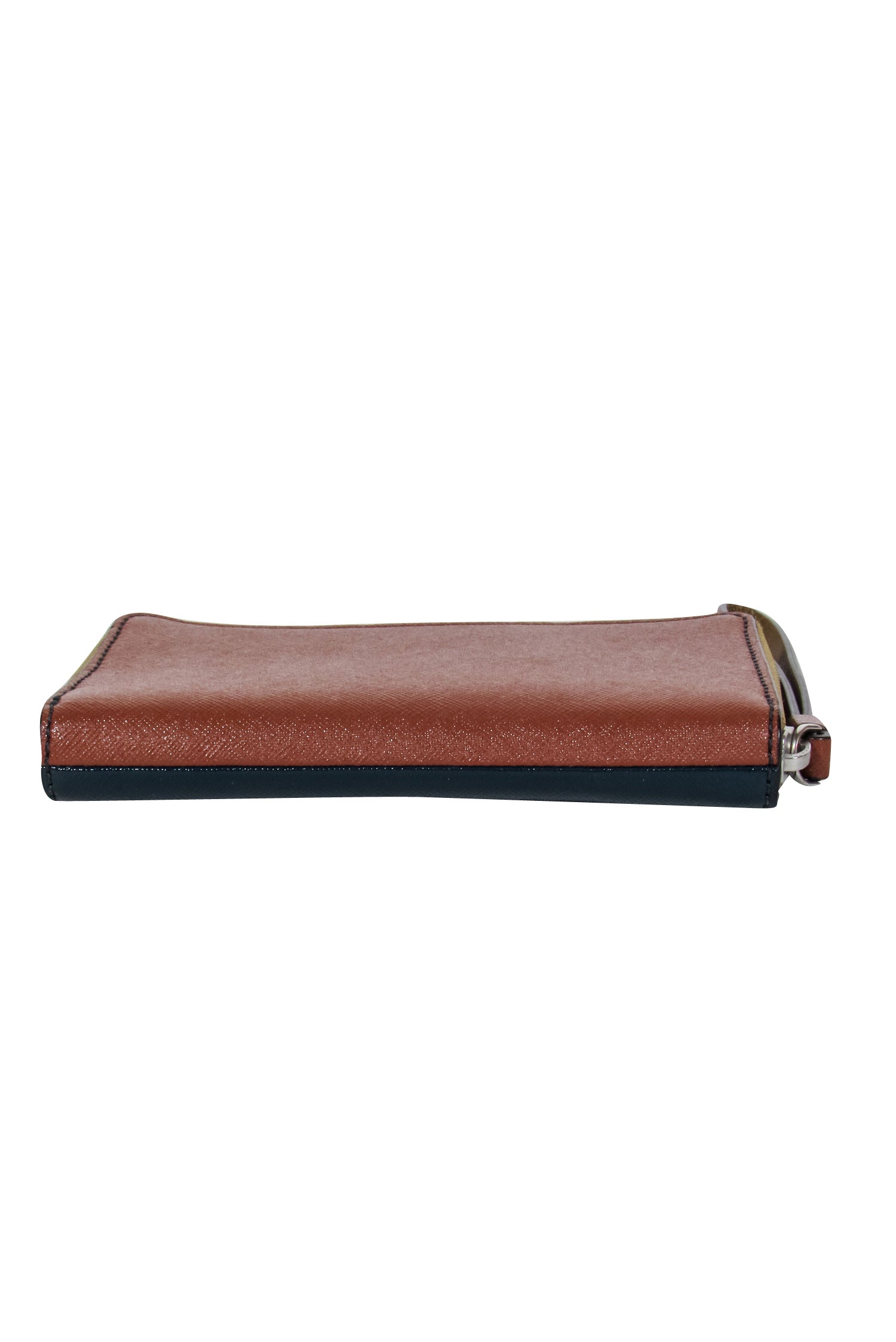Marc by Marc Jacobs - Stunning Green & Brown Color - Block Wristlet with Tan Trim