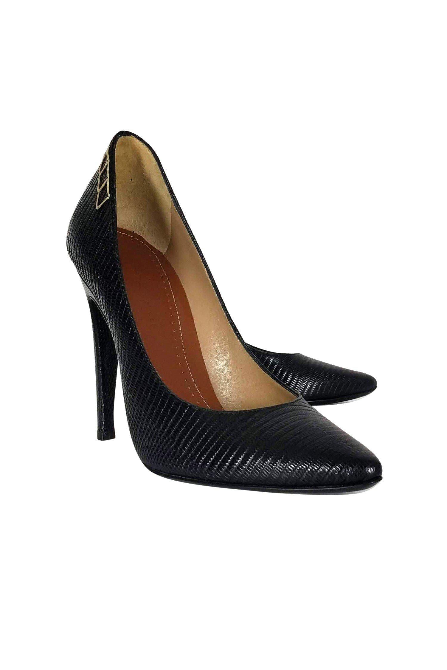 Proenza Schouler - Stunning Black Embossed Pumps in Size 8
