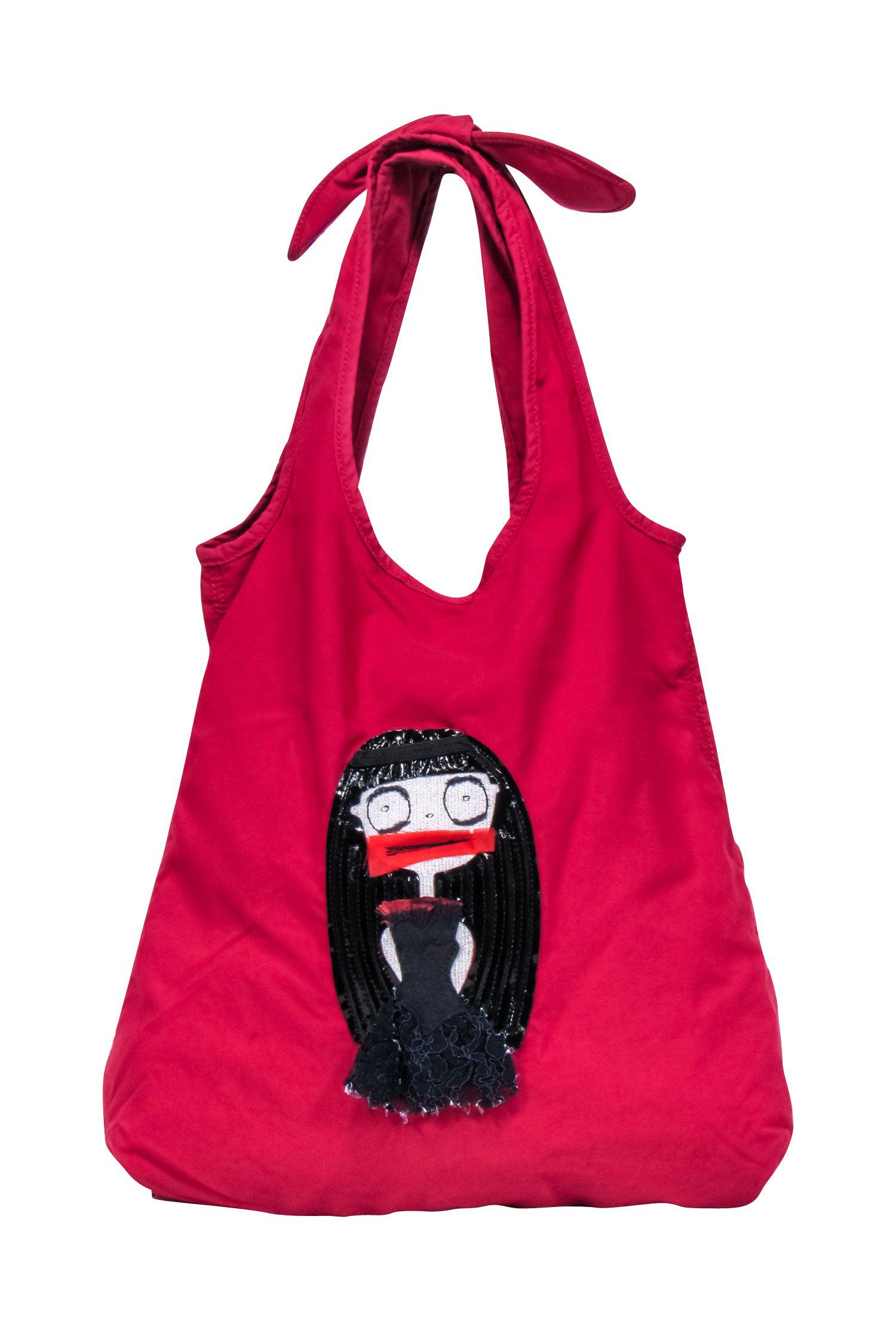 Marc Jacobs - Stunning Red Fabric Miss Marc Shoulder Bag