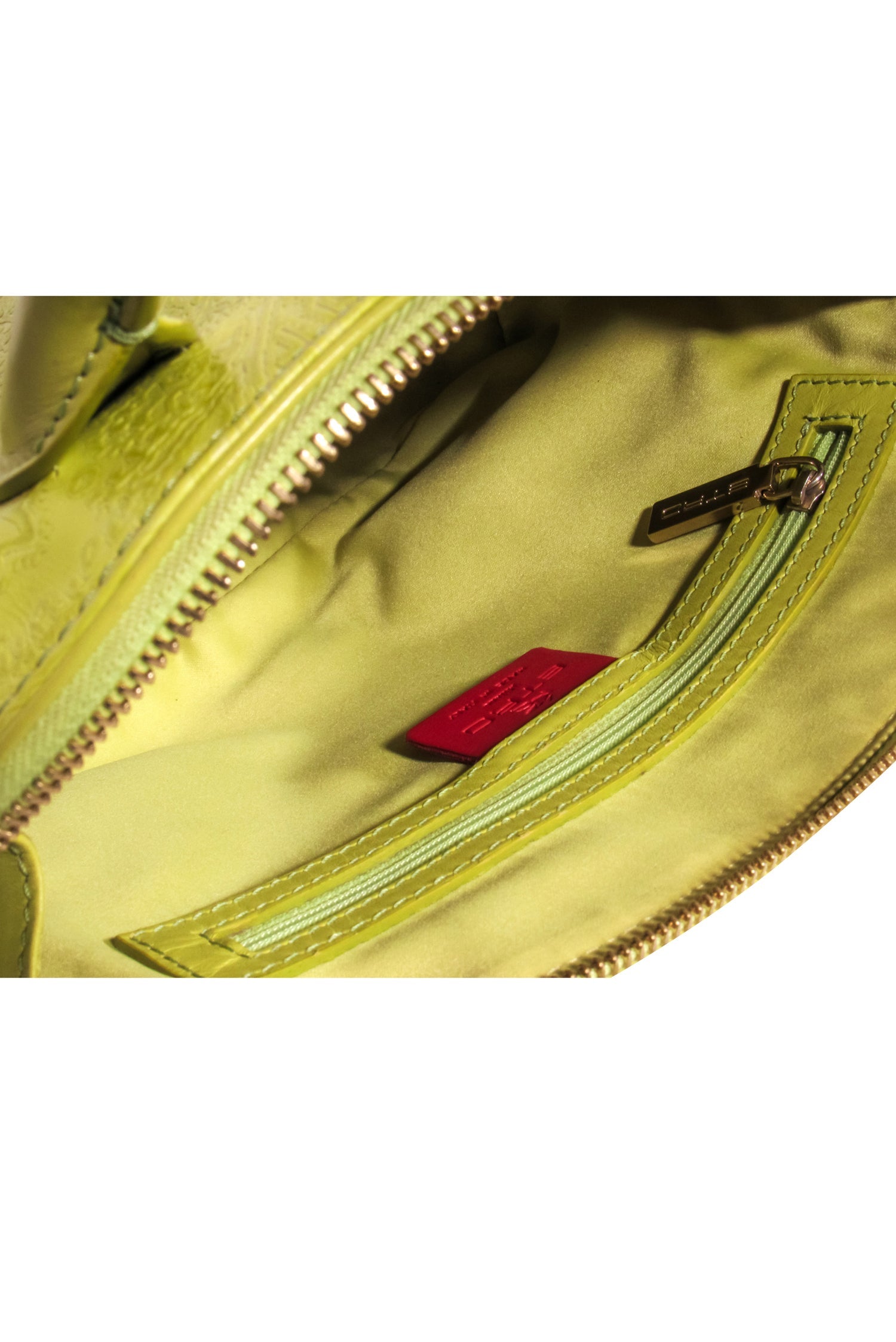Etro Lime Green Textured Bowler Handbag - A Summer Sensation!