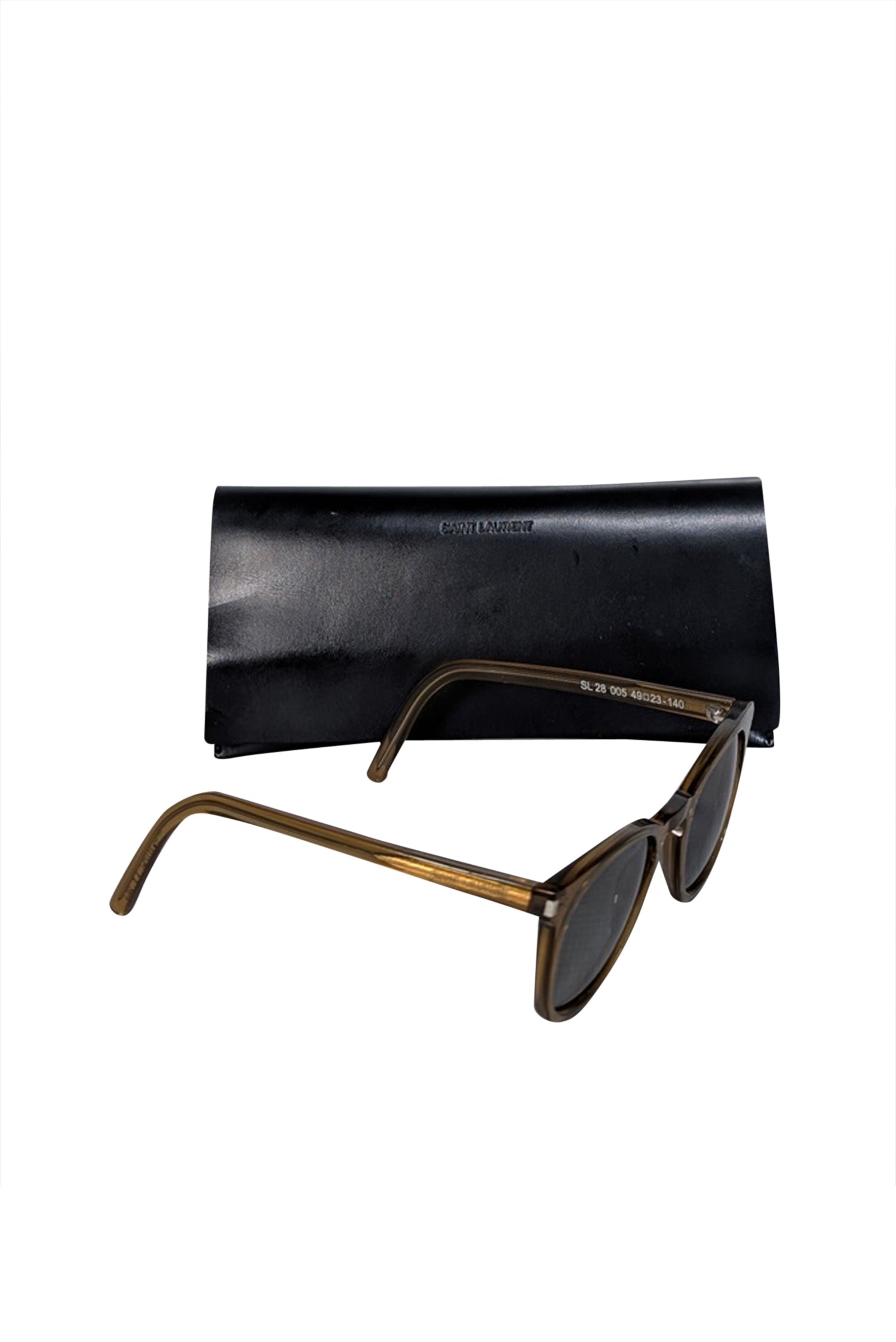 Yves Saint Laurent - Stylish Brown Translucent Sunglasses