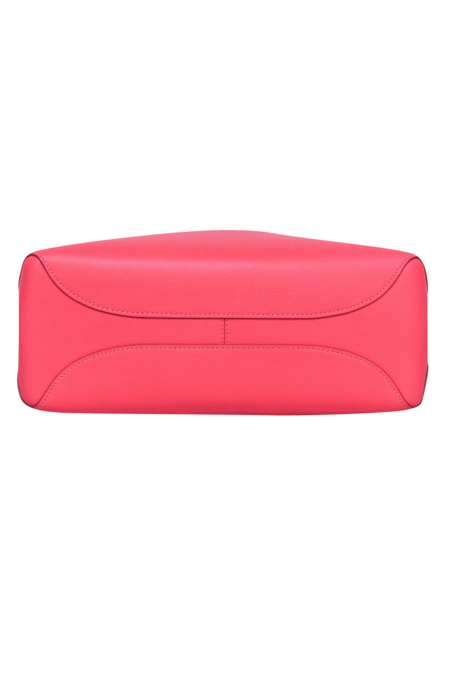 Kate Spade Coral Pink Pebbled Leather Hook Closure Tote - Summer Essential