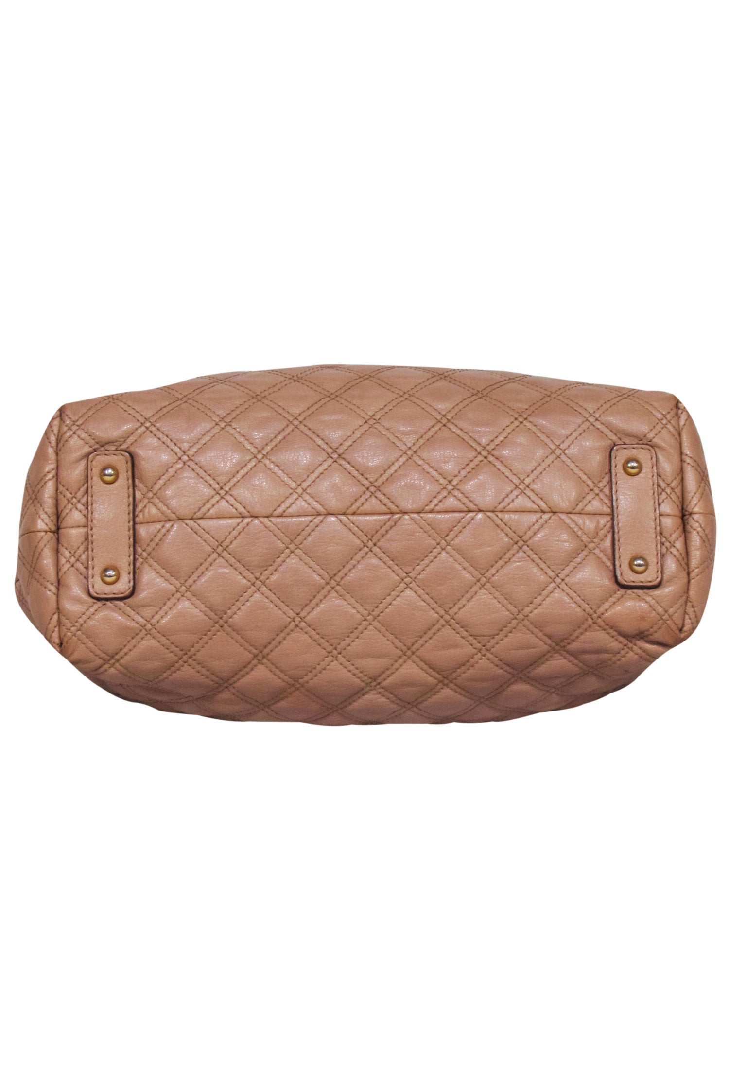 Marc Jacobs Beige Quilted Leather Stam - The Ultimate Fashion Upgrade